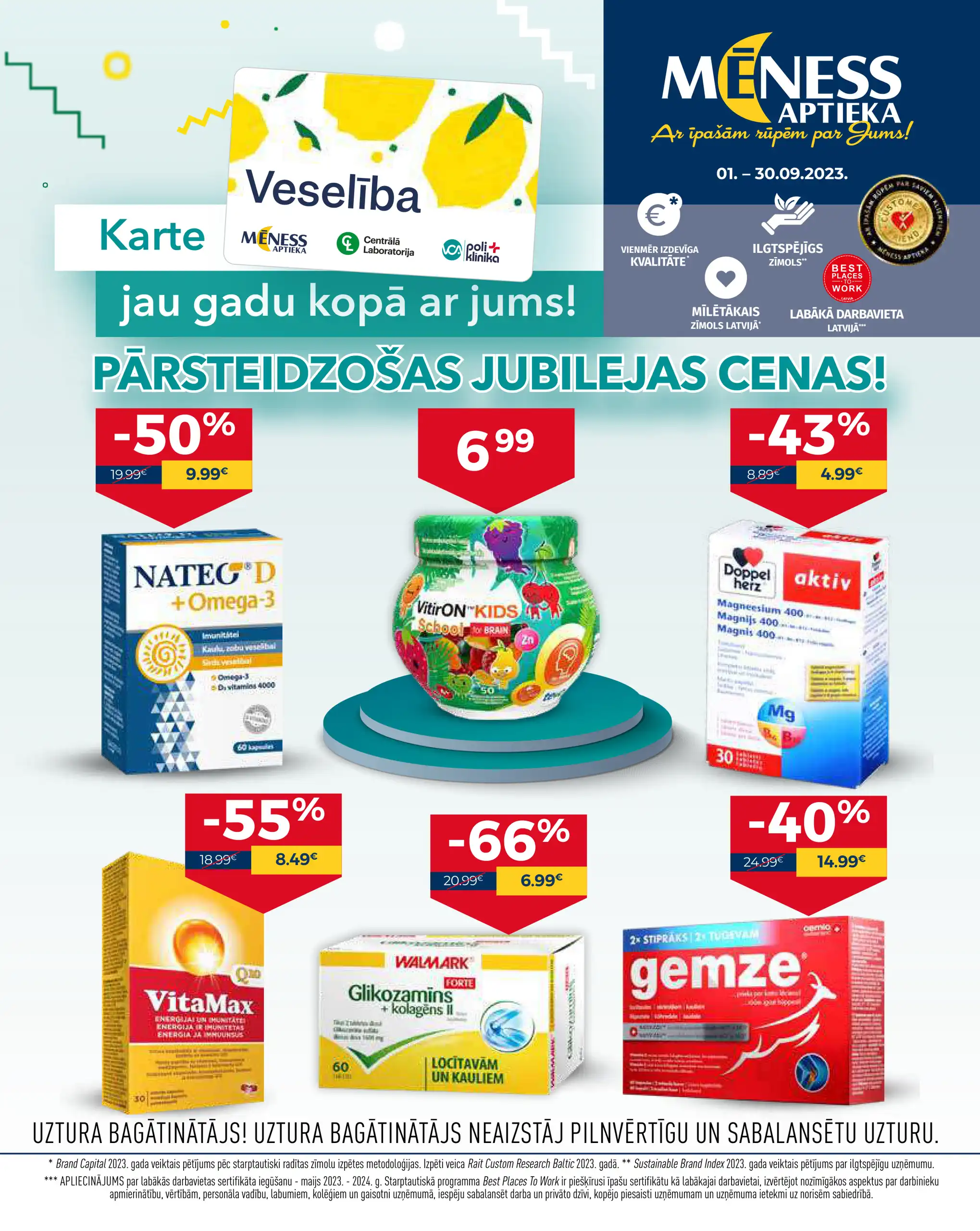 Mēness aptieka Akcijas Buklets un Īpašie Piedāvājumi - VisiBukleti.lv