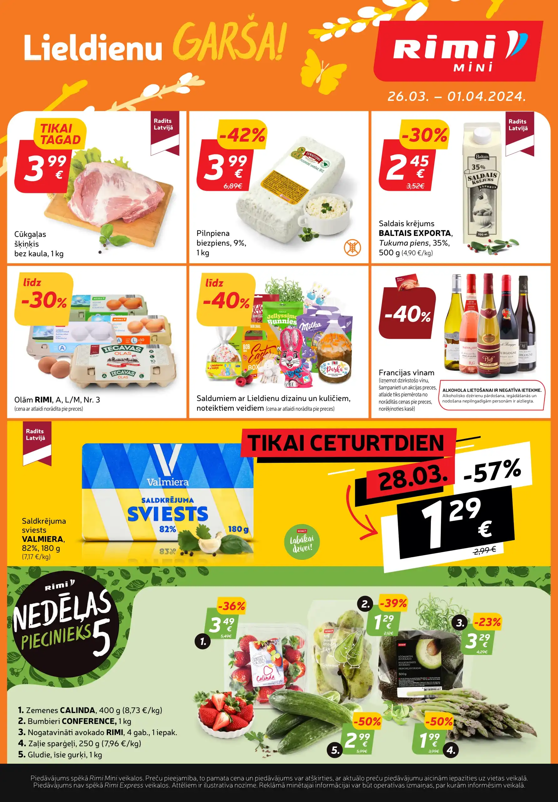 Mini Rimi Elemental Rimi Akcijas un Piedāvājumi: Nedēļas Bukleti - VisiBukleti.lv