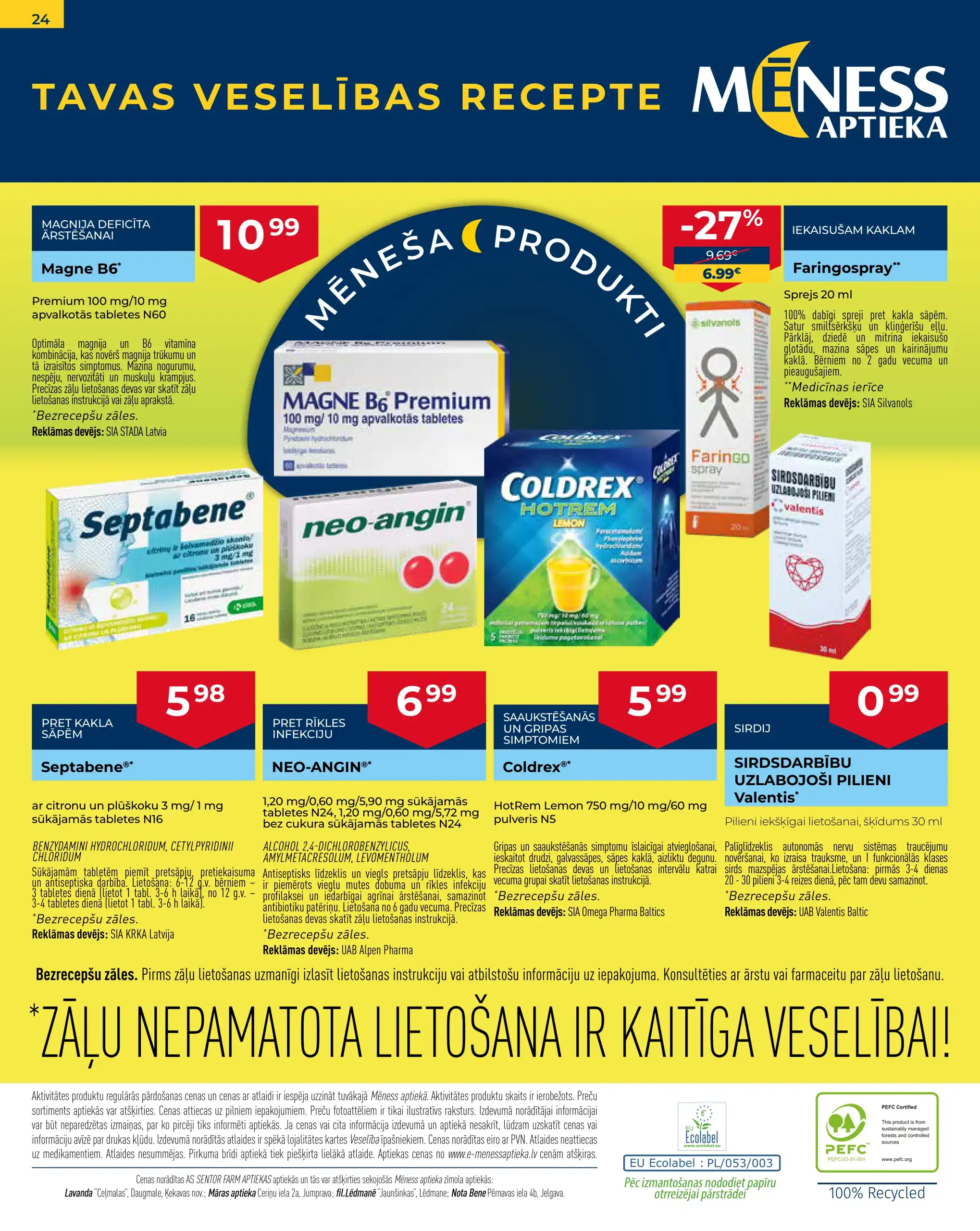 Mēness aptieka Akcijas Buklets un Īpašie Piedāvājumi - VisiBukleti.lv