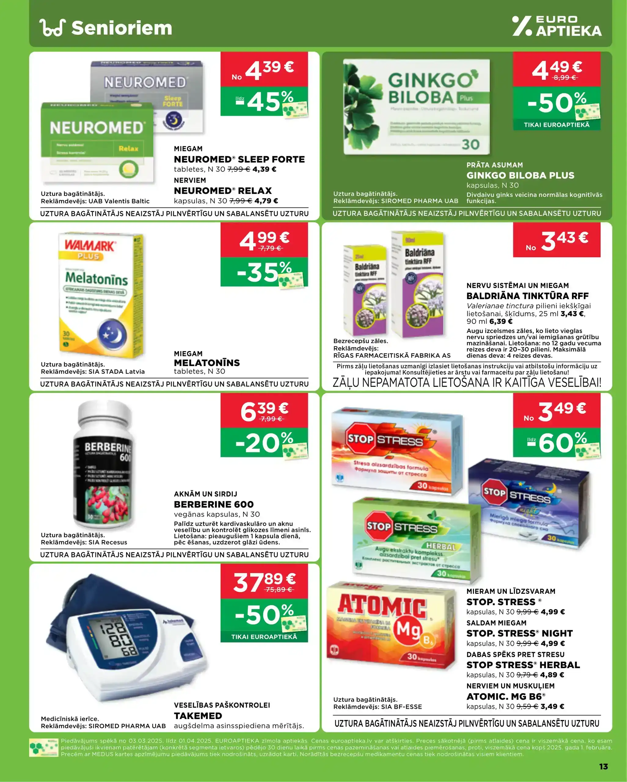EUROAPTIEKA 03-03-2025-01-04-2025 Page 13