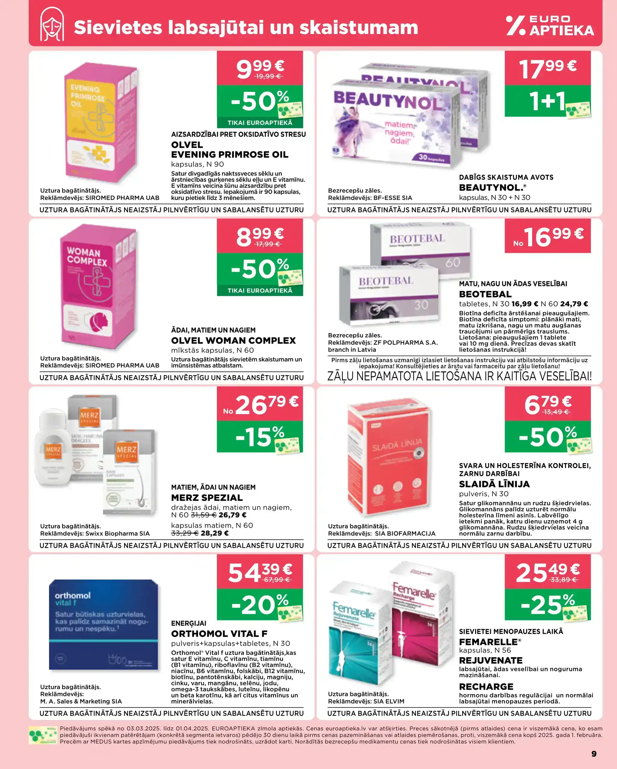 EUROAPTIEKA 03-03-2025-01-04-2025 Page 9