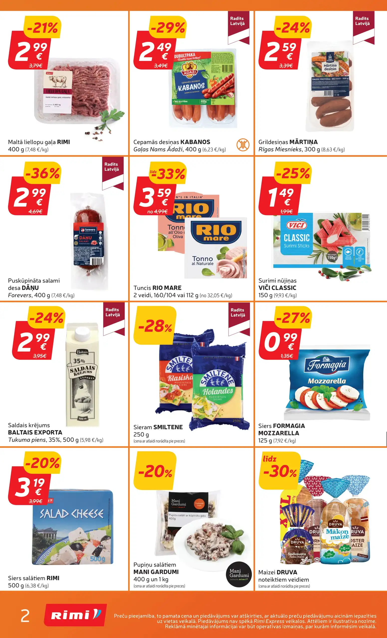Mini Rimi Rimi Akcijas Buklets un Īpašie Piedāvājumi - VisiBukleti.lv
