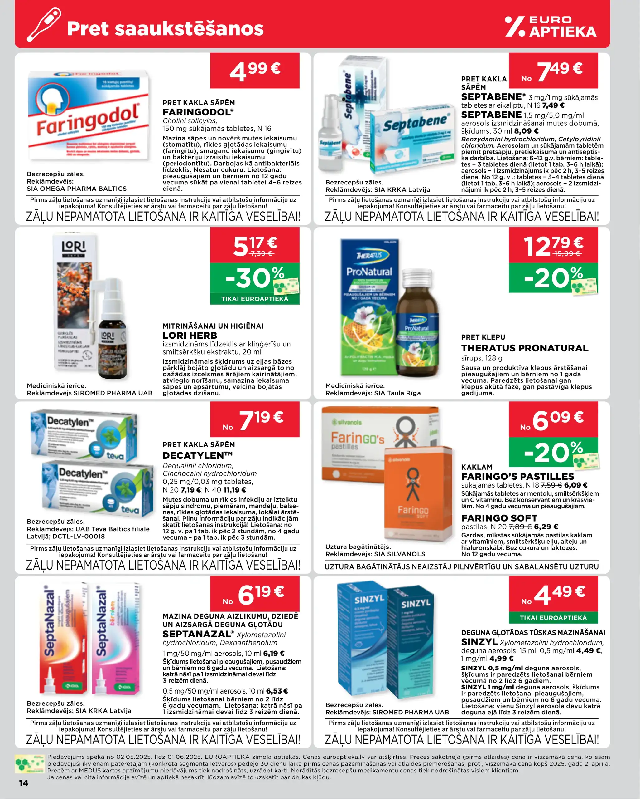 EUROAPTIEKA 02-05-2025-01-06-2025 Page 14