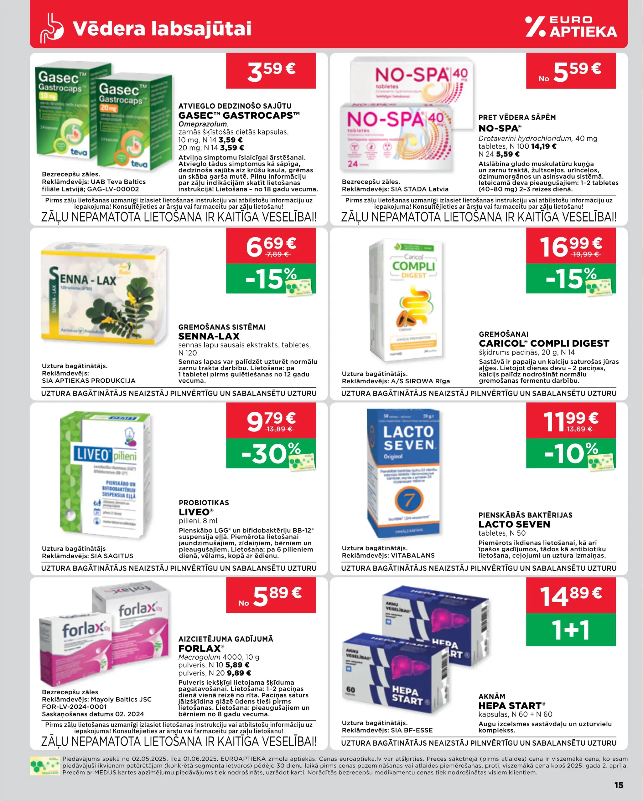 EUROAPTIEKA 02-05-2025-01-06-2025 Page 15