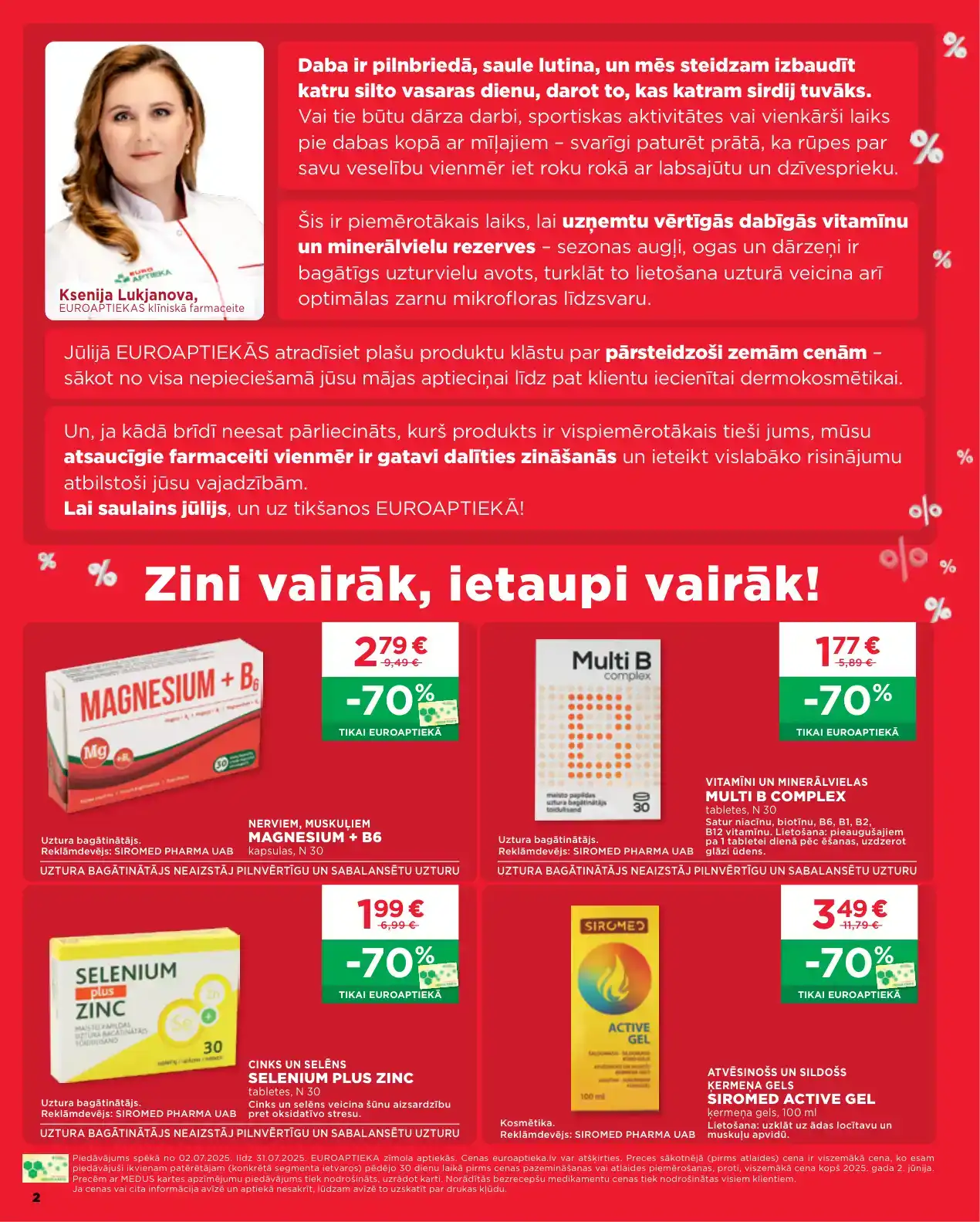 EUROAPTIEKA 02-07-2025-31-07-2025 Page 2