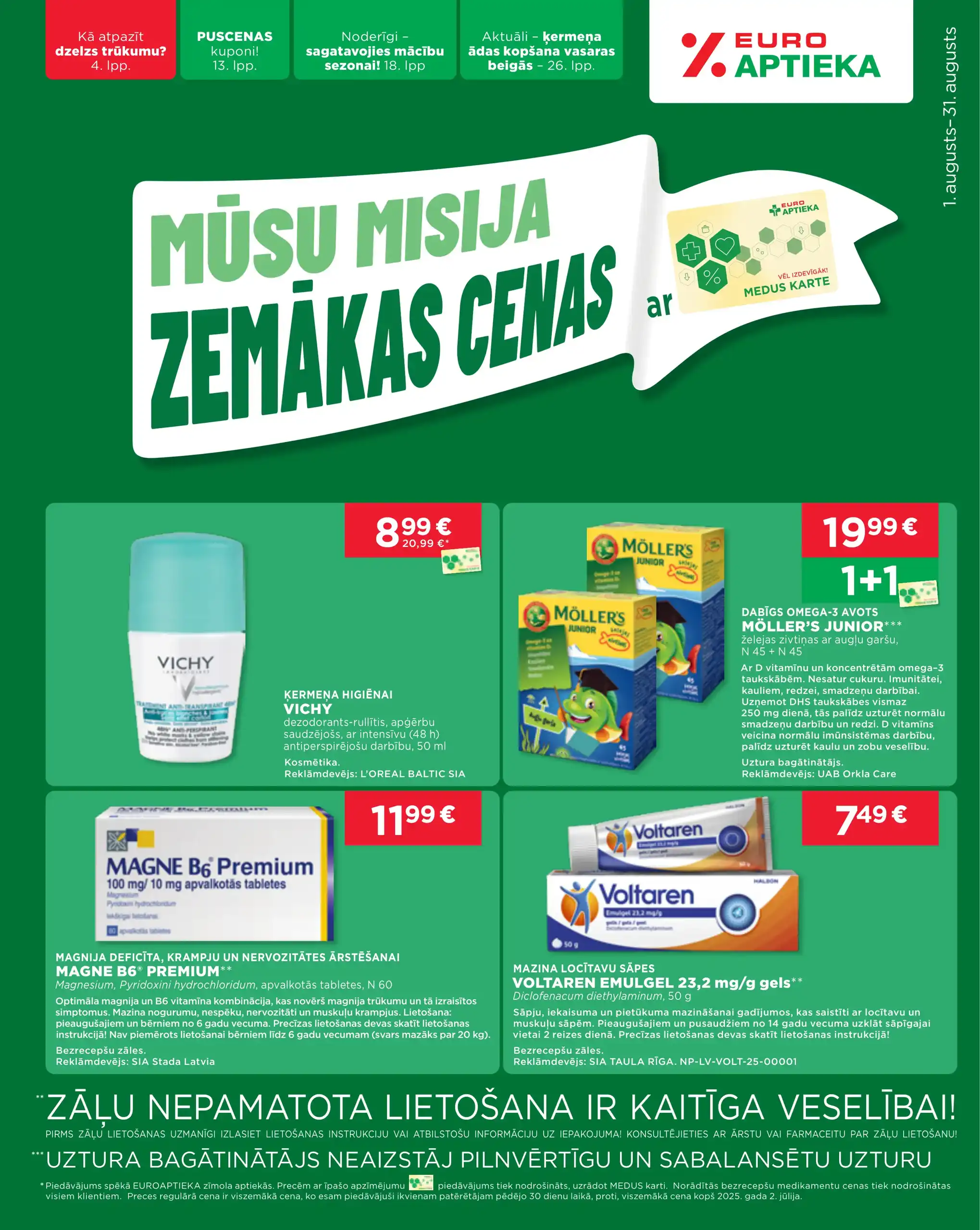 EUROAPTIEKA 01-08-2025-31-08-2025 Page 1