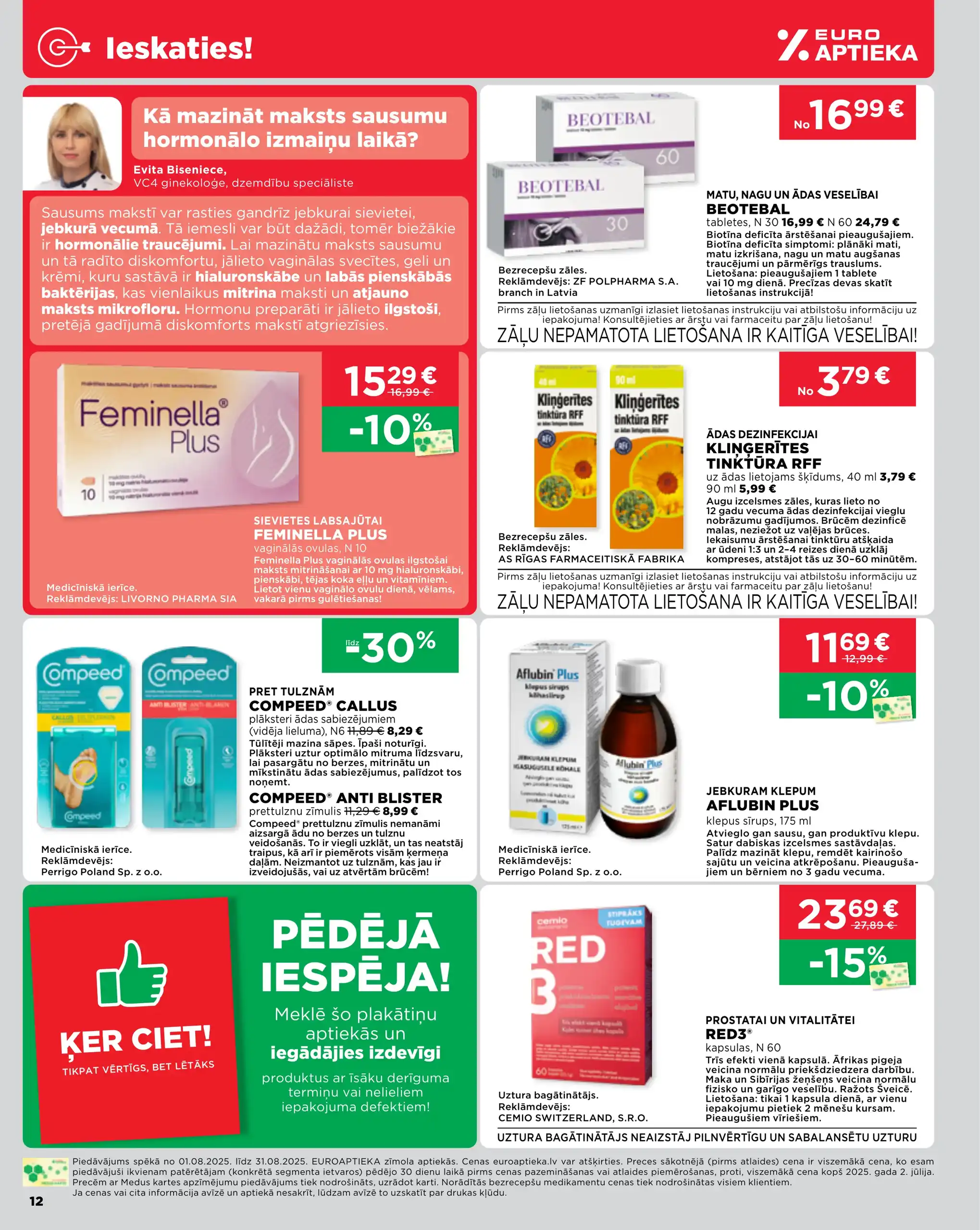 EUROAPTIEKA 01-08-2025-31-08-2025 Page 12