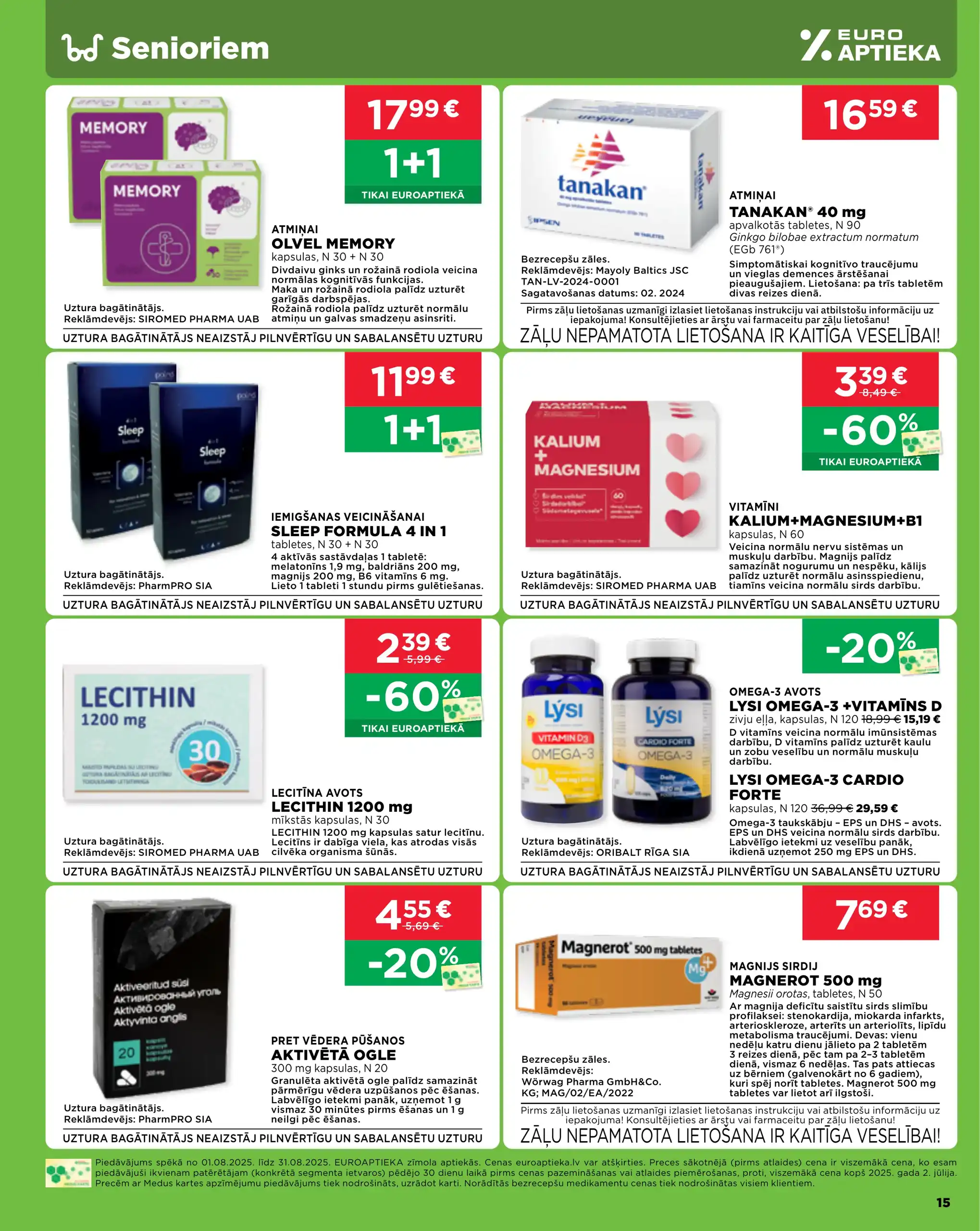 EUROAPTIEKA 01-08-2025-31-08-2025 Page 15