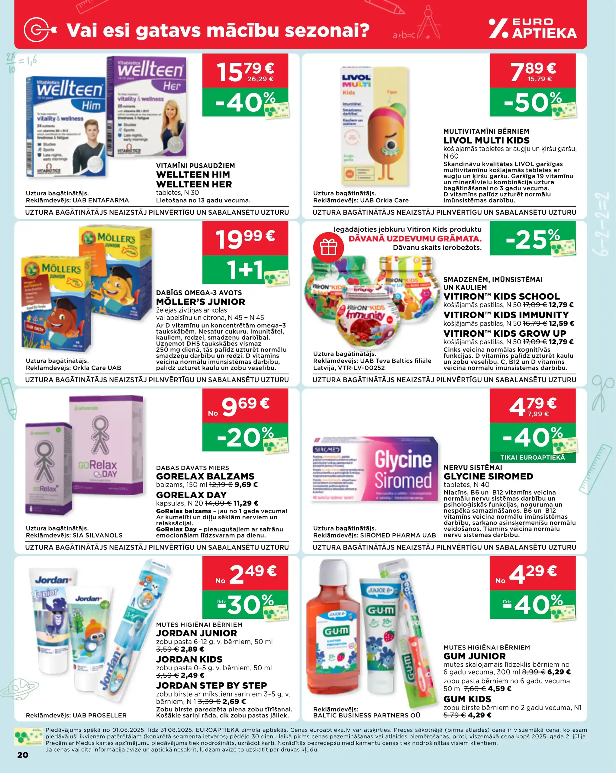EUROAPTIEKA 01-08-2025-31-08-2025 Page 20