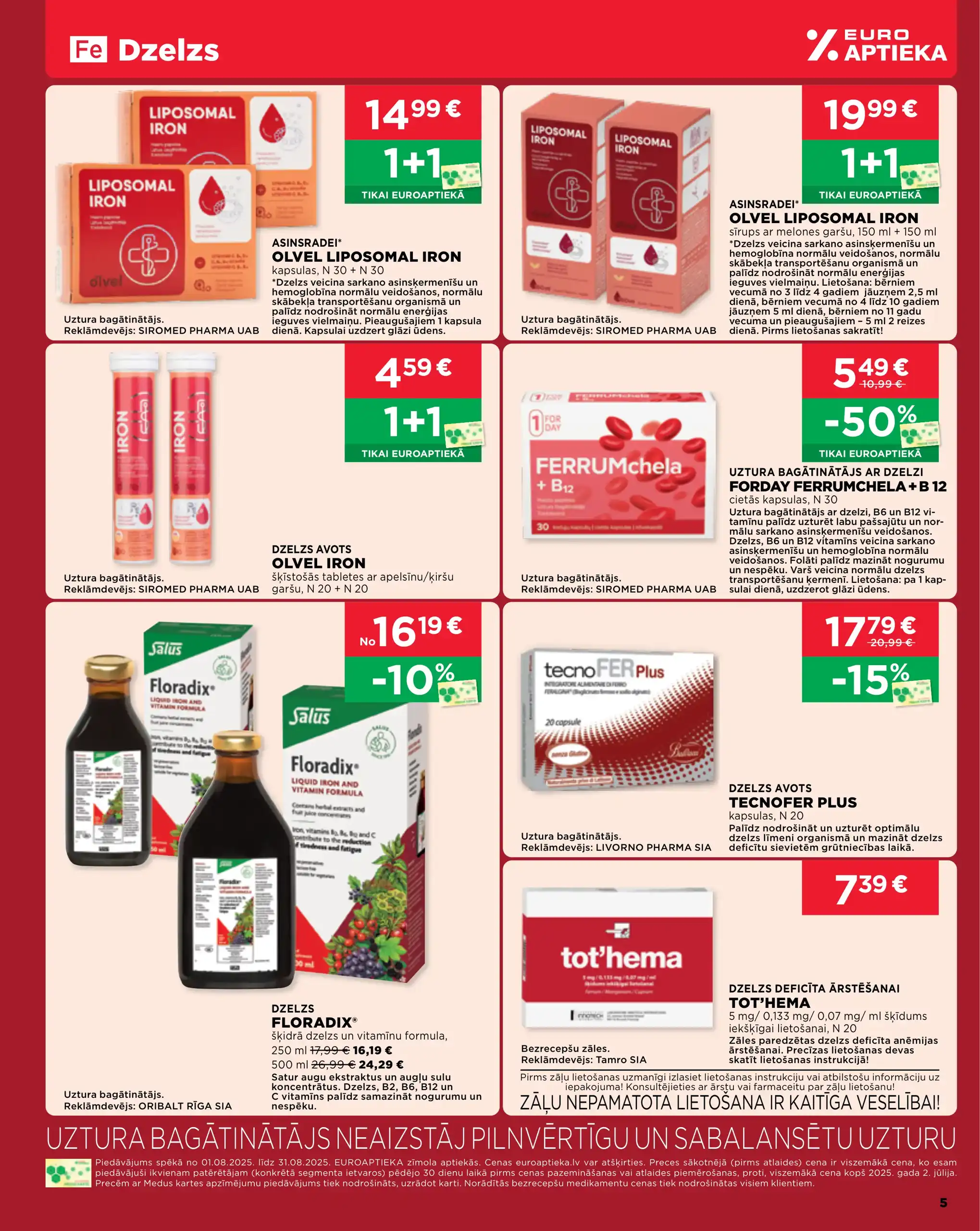 EUROAPTIEKA 01-08-2025-31-08-2025 Page 5