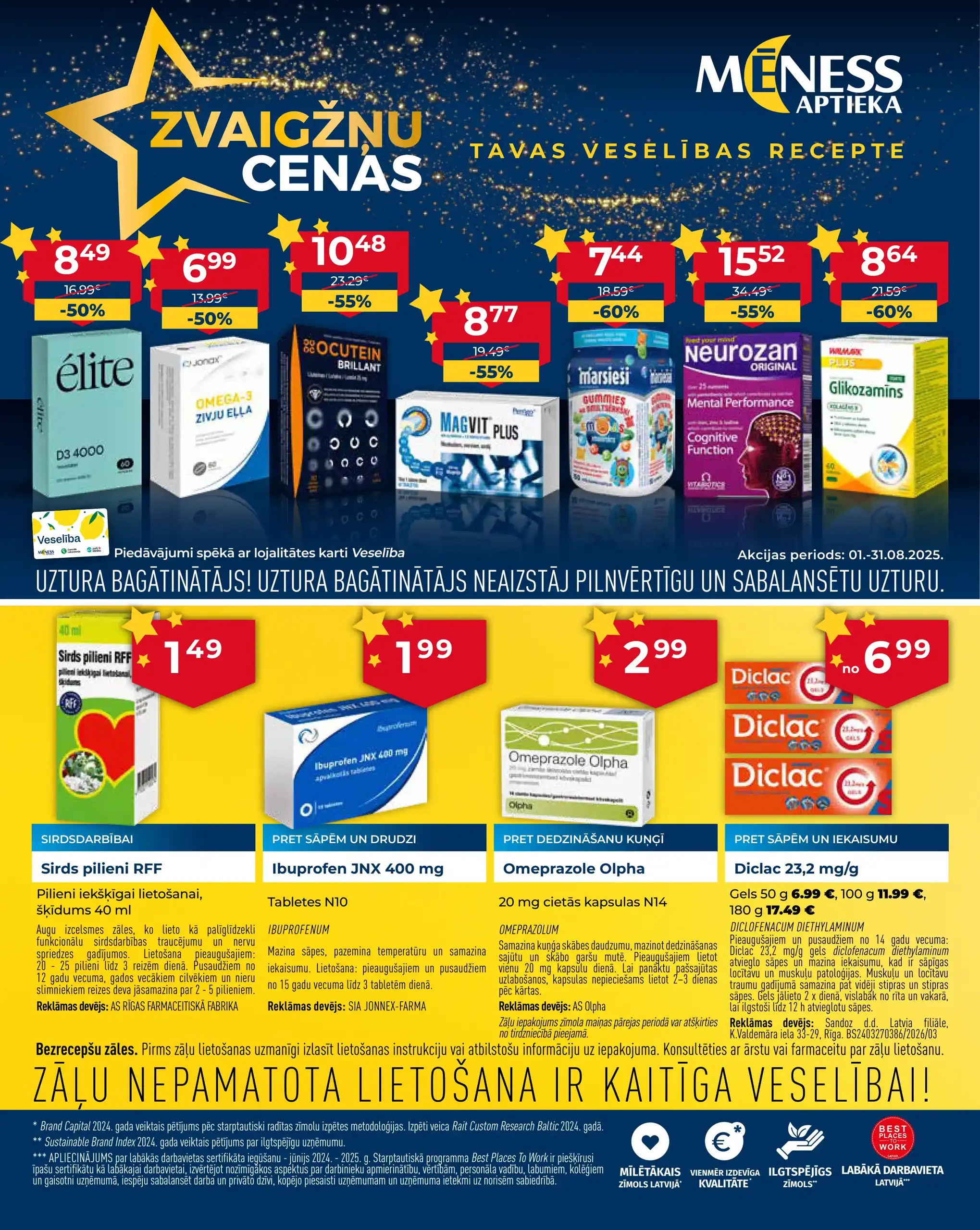 Mēness Aptieka 01-08-2025-31-08-2025 Page 1
