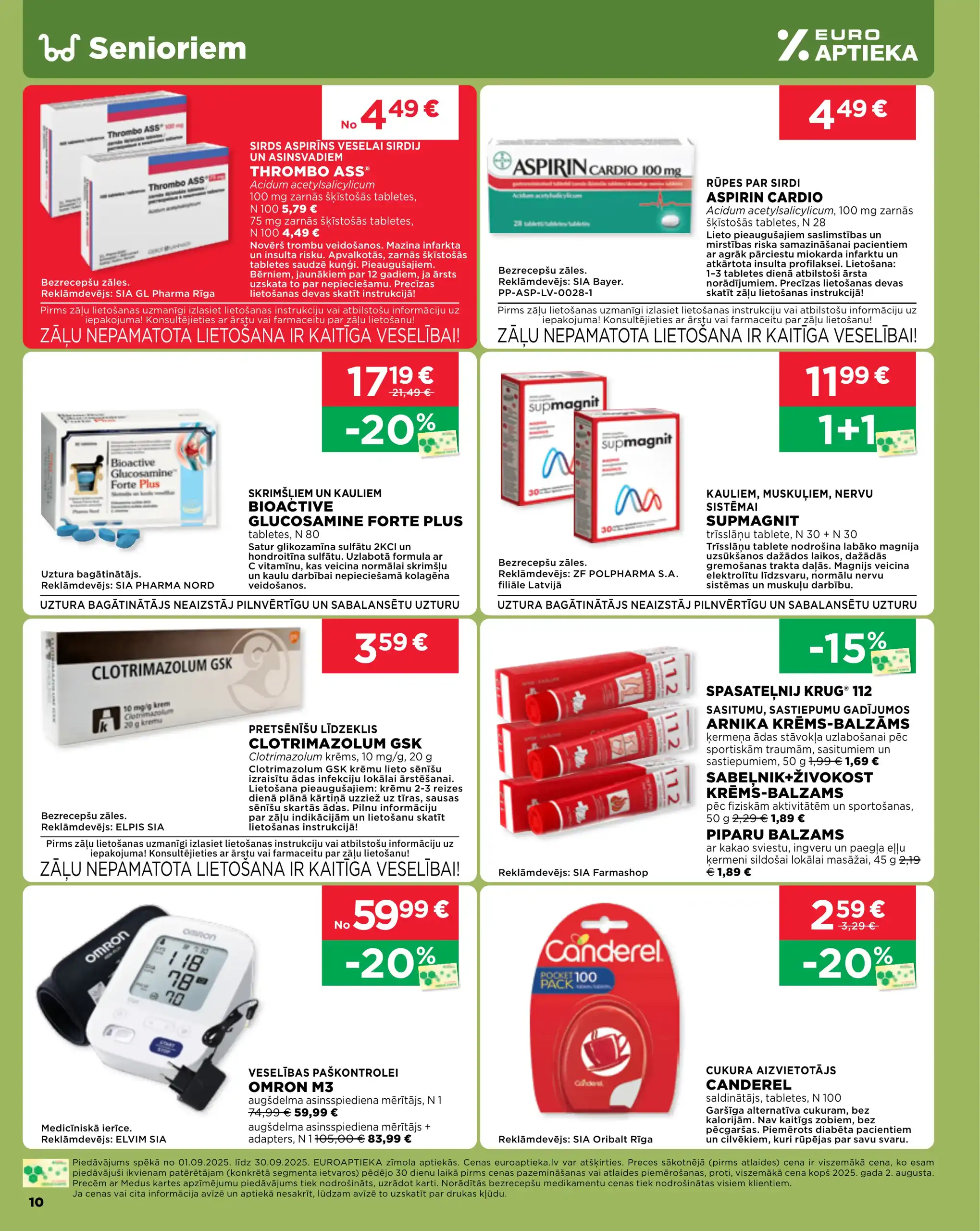 EUROAPTIEKA 01-09-2025-30-09-2025 Page 10