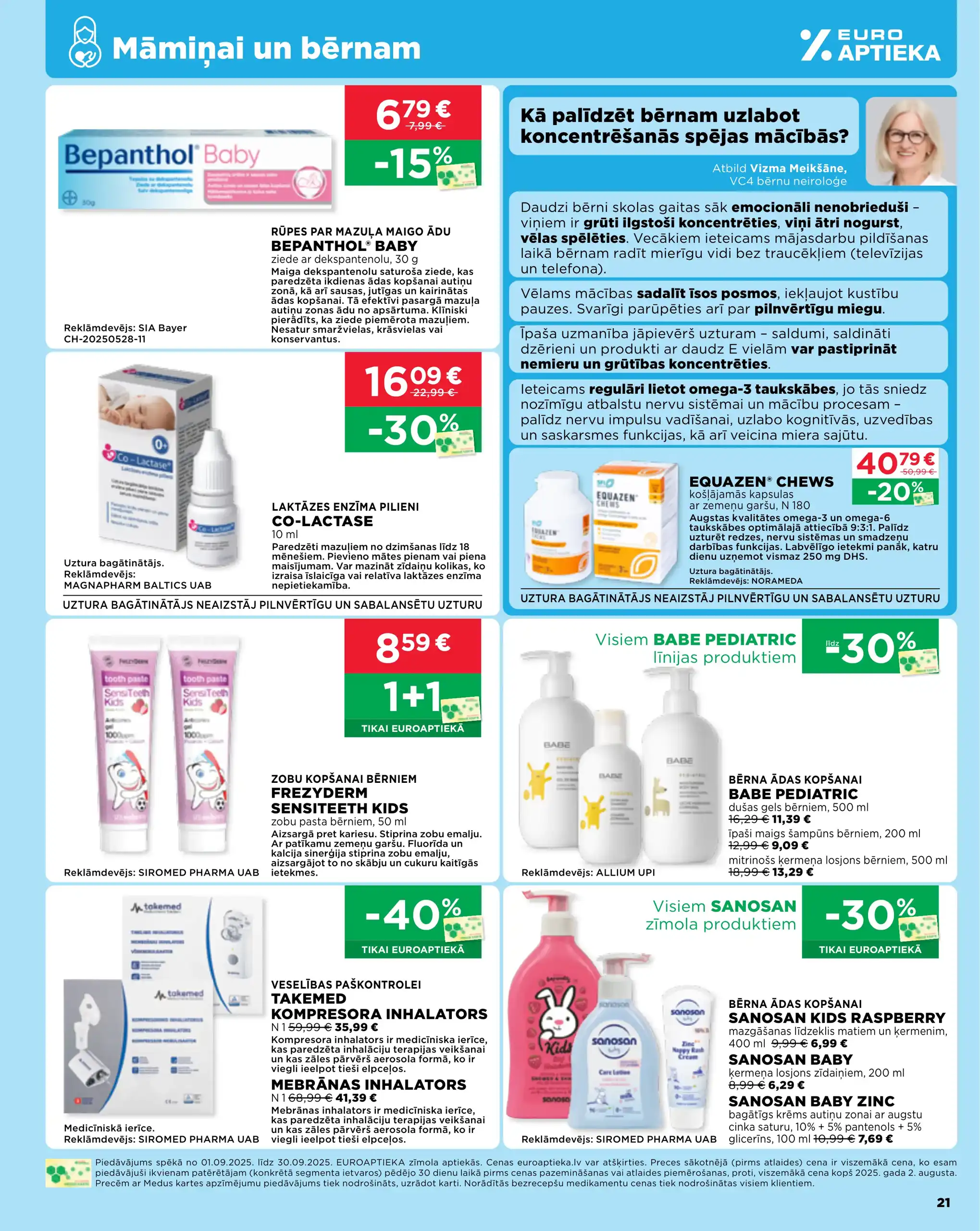 EUROAPTIEKA 01-09-2025-30-09-2025 Page 21