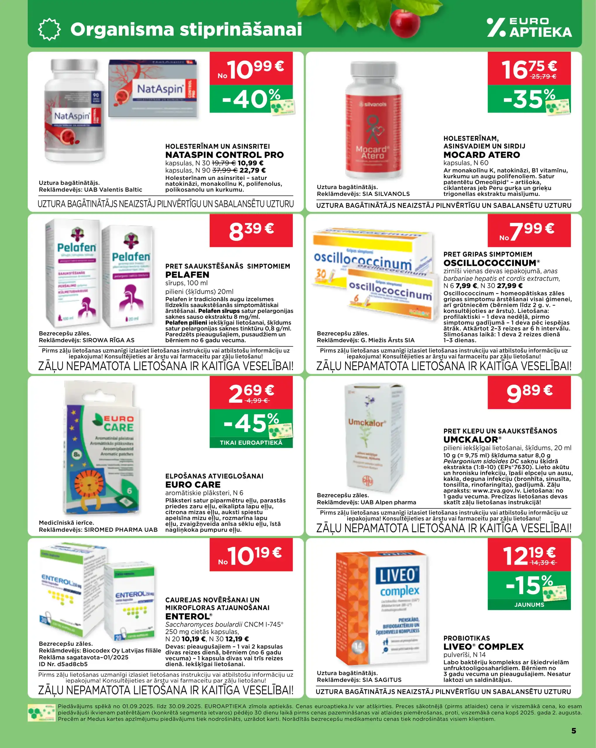 EUROAPTIEKA 01-09-2025-30-09-2025 Page 5