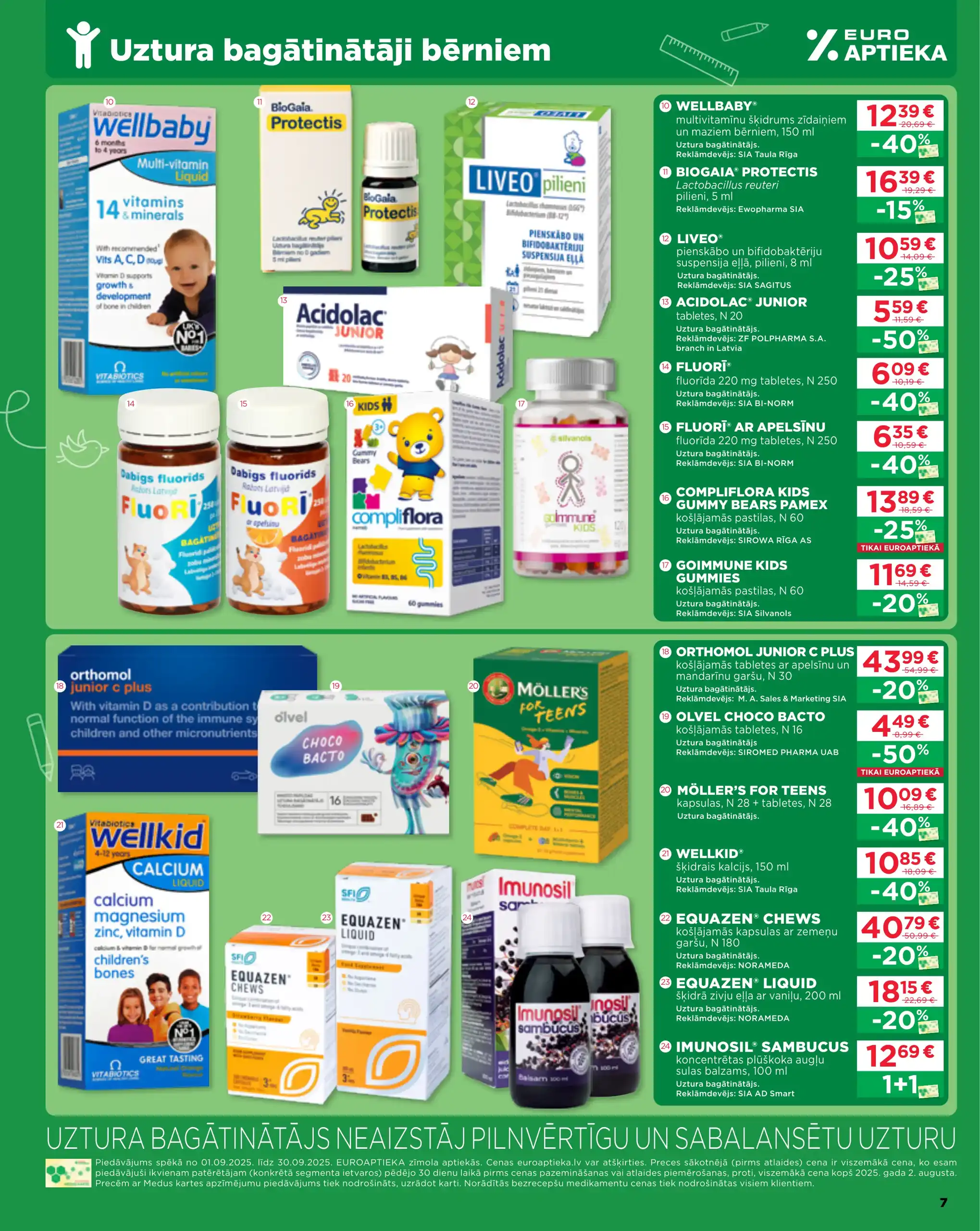 EUROAPTIEKA 01-09-2025-30-09-2025 Page 7