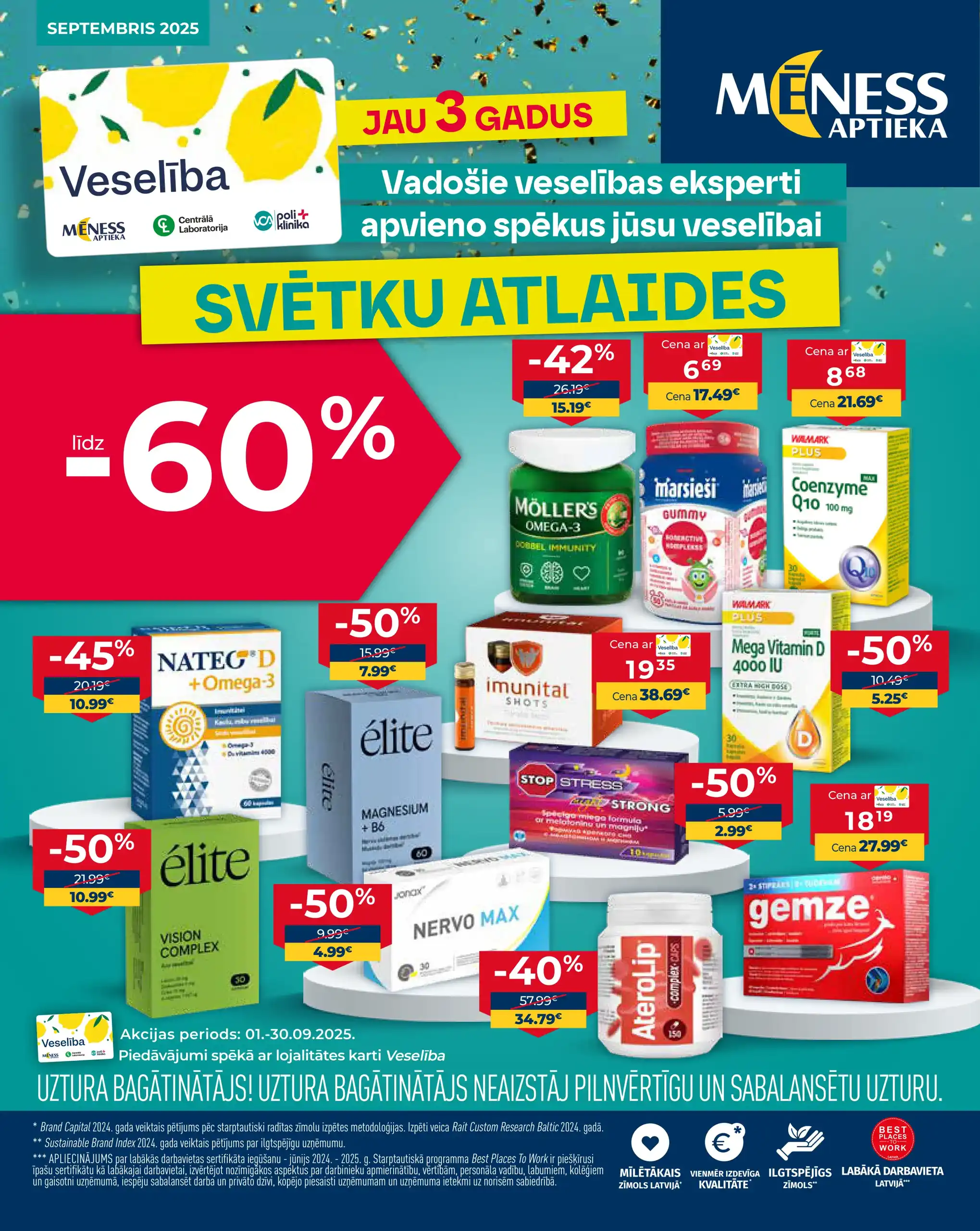 Mēness Aptieka 01-09-2025-30-09-2025 Page 1