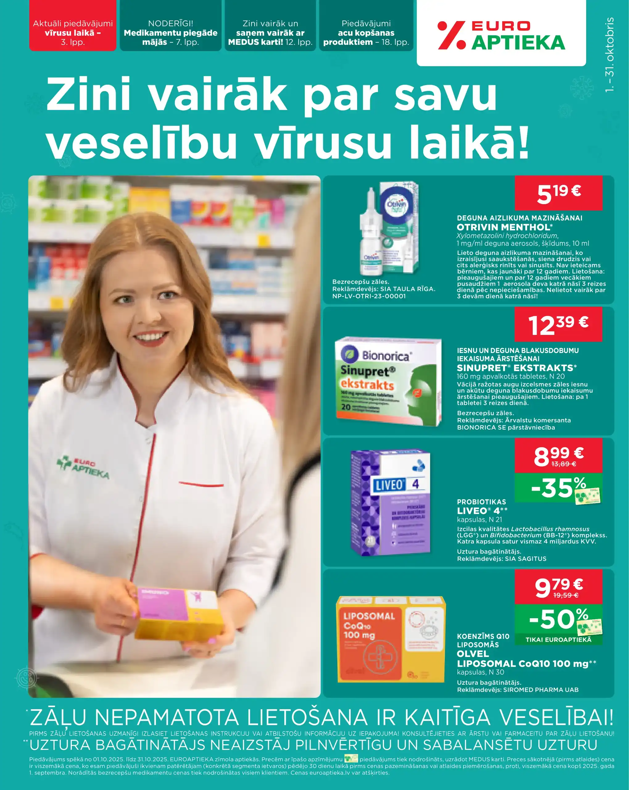 EUROAPTIEKA 01-10-2025-31-10-2025 Page 1