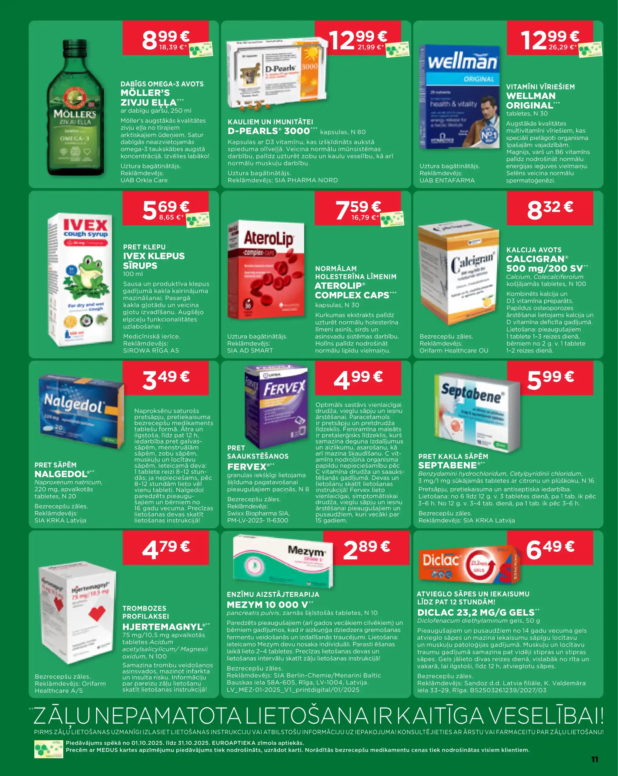 EUROAPTIEKA 01-10-2025-31-10-2025 Page 11