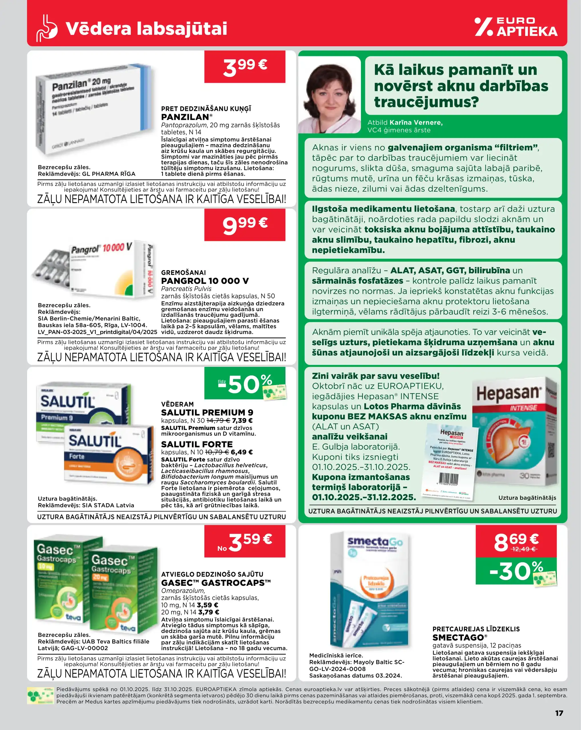 EUROAPTIEKA 01-10-2025-31-10-2025 Page 17
