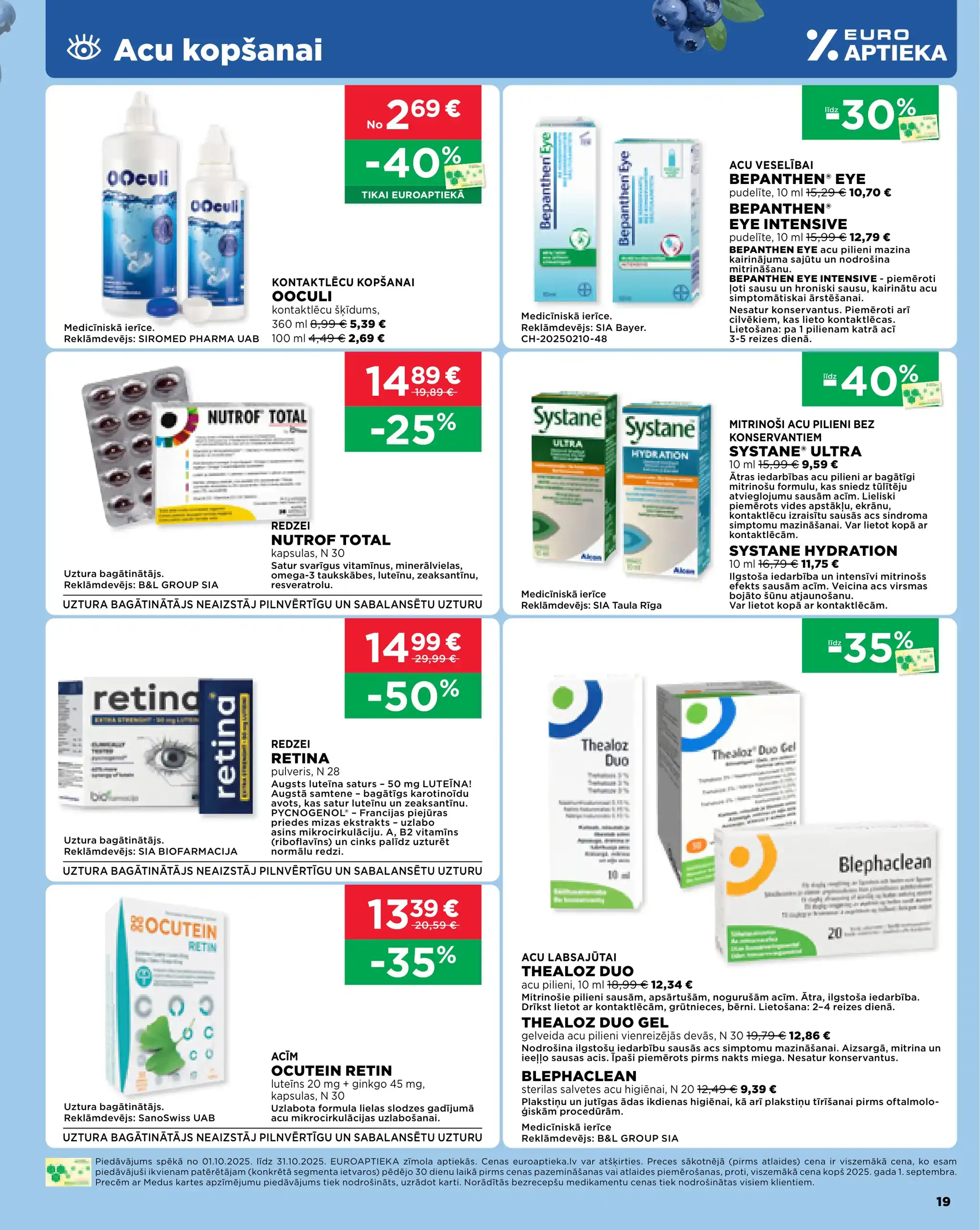 EUROAPTIEKA 01-10-2025-31-10-2025 Page 19