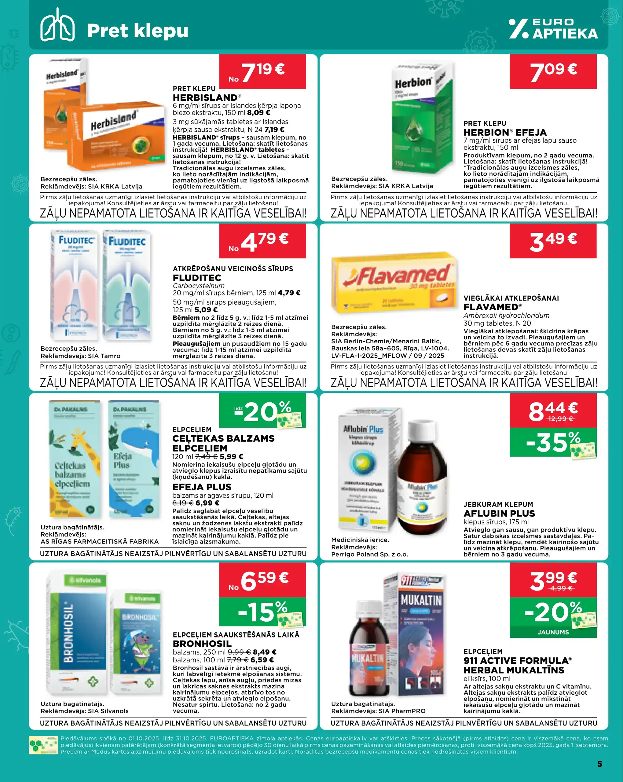EUROAPTIEKA 01-10-2025-31-10-2025 Page 5