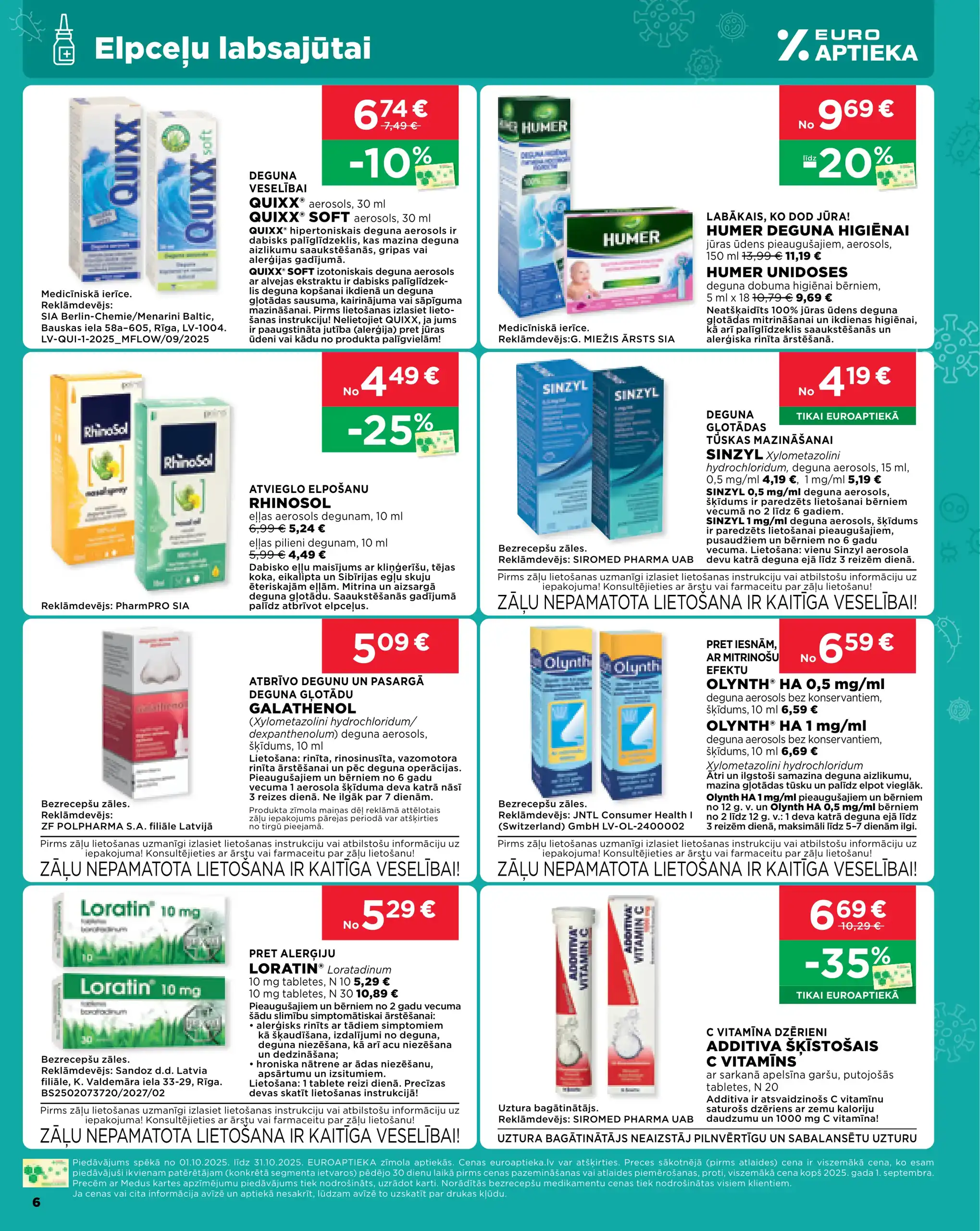 EUROAPTIEKA 01-10-2025-31-10-2025 Page 6