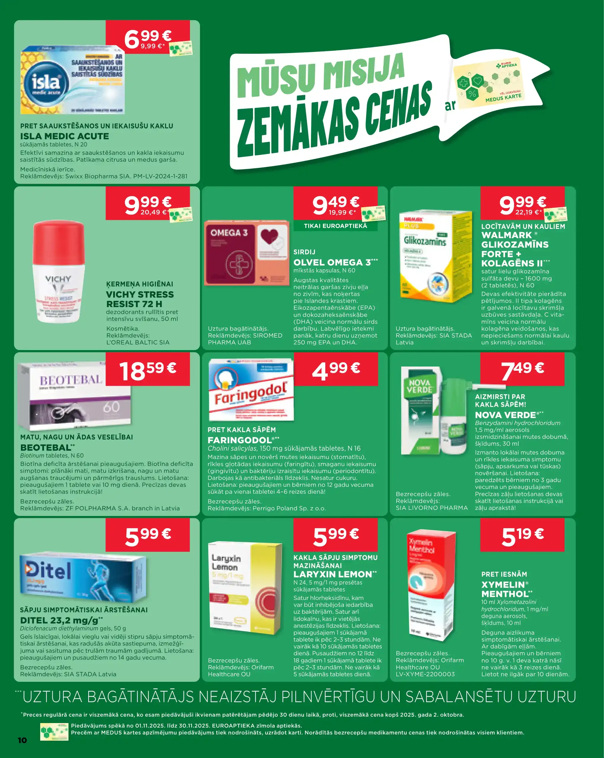 EUROAPTIEKA 01-11-2025-30-11-2025 Page 10