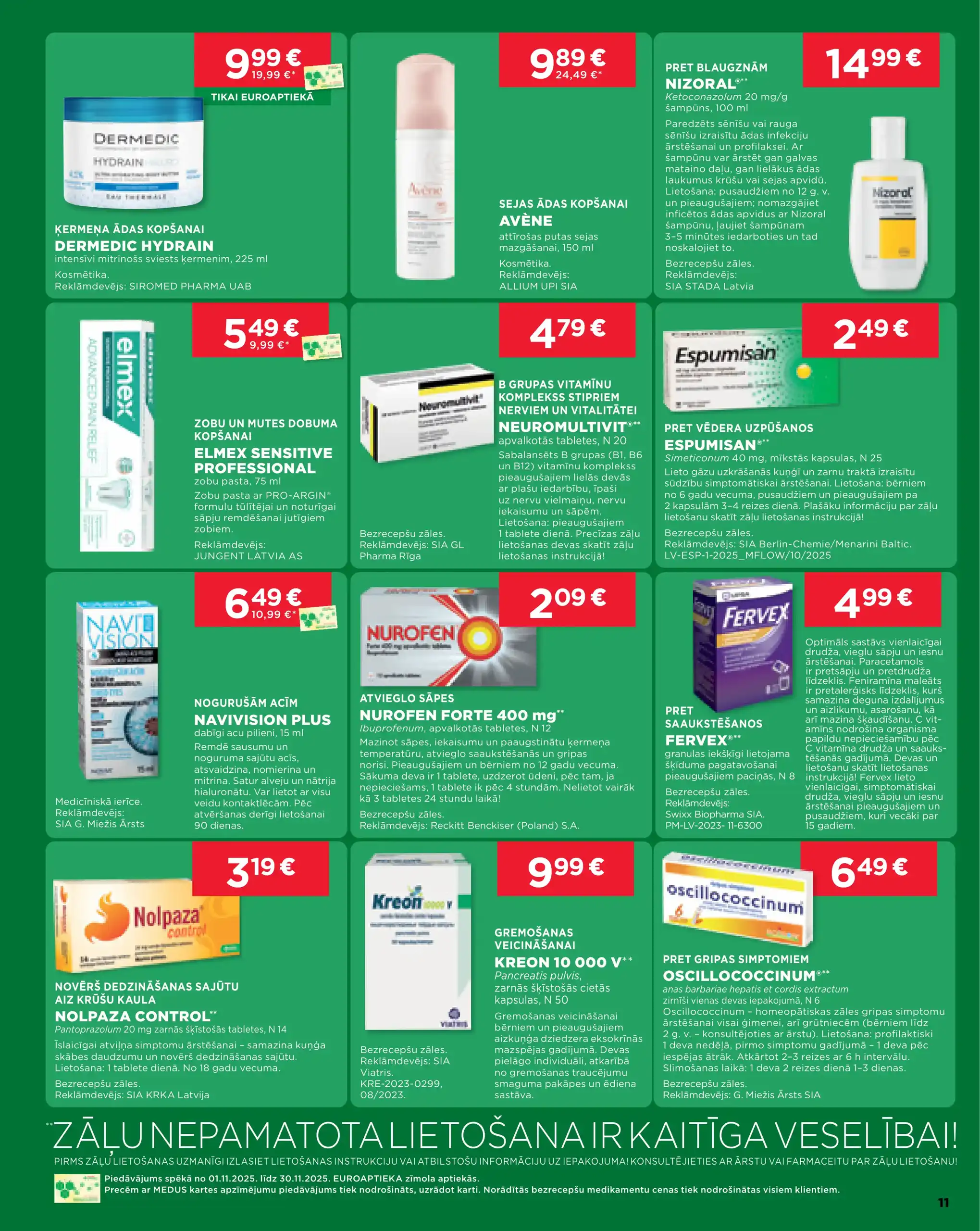 EUROAPTIEKA 01-11-2025-30-11-2025 Page 11