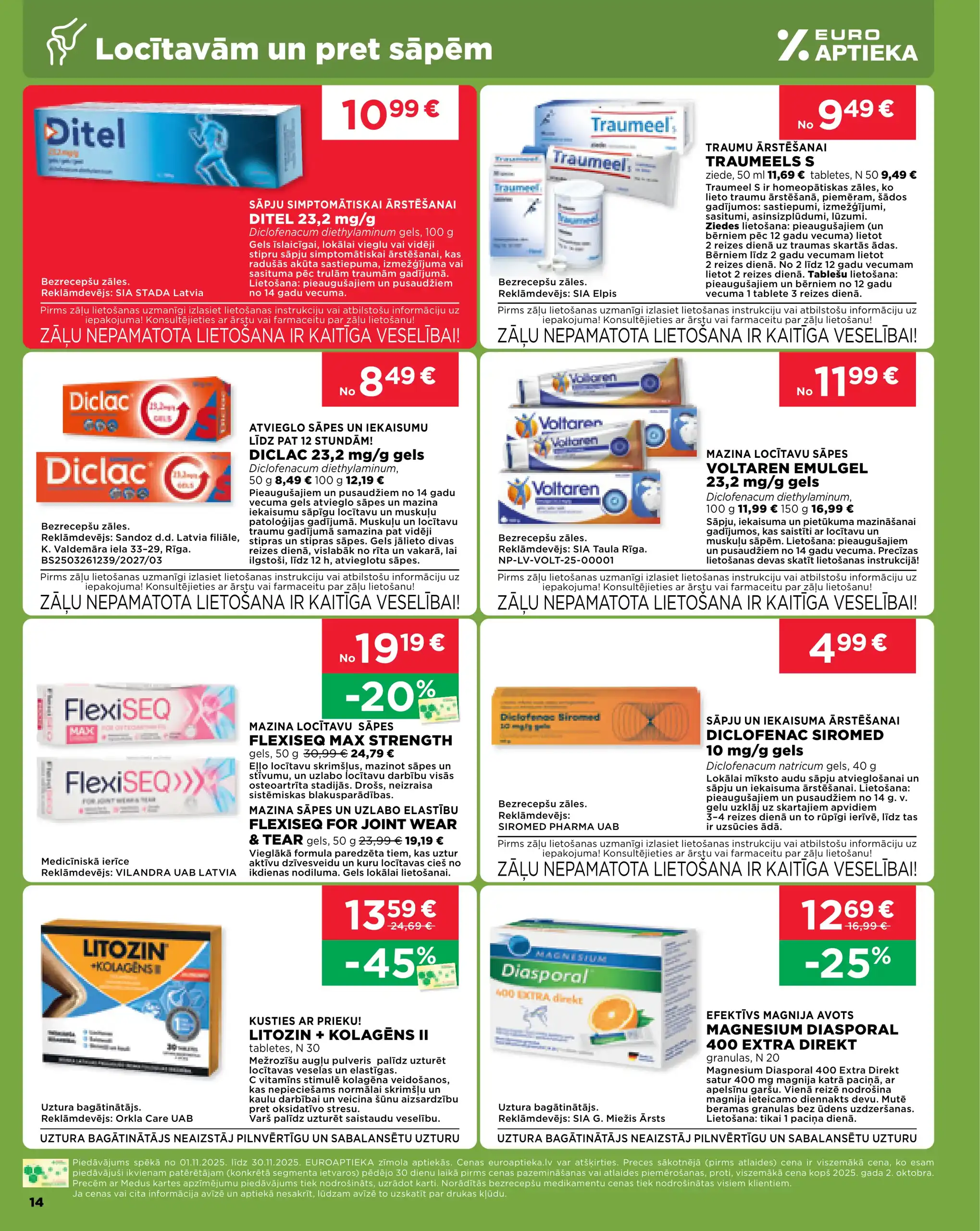 EUROAPTIEKA 01-11-2025-30-11-2025 Page 14