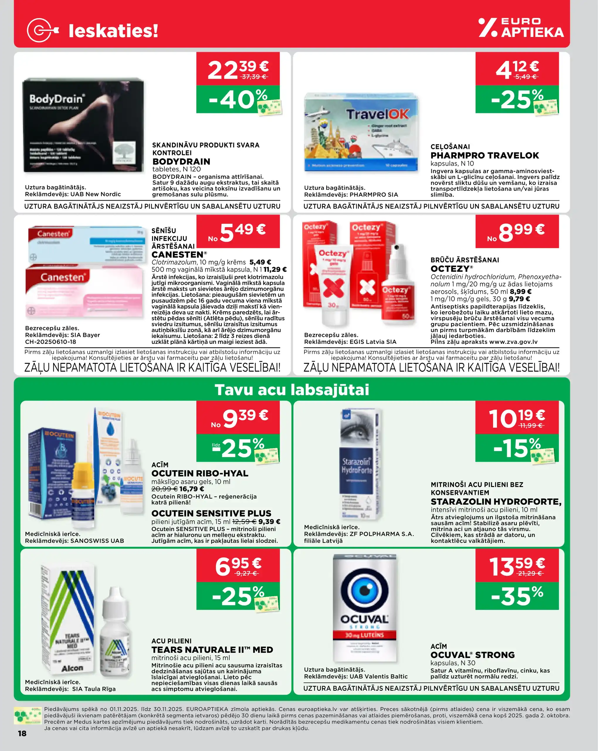 EUROAPTIEKA 01-11-2025-30-11-2025 Page 18