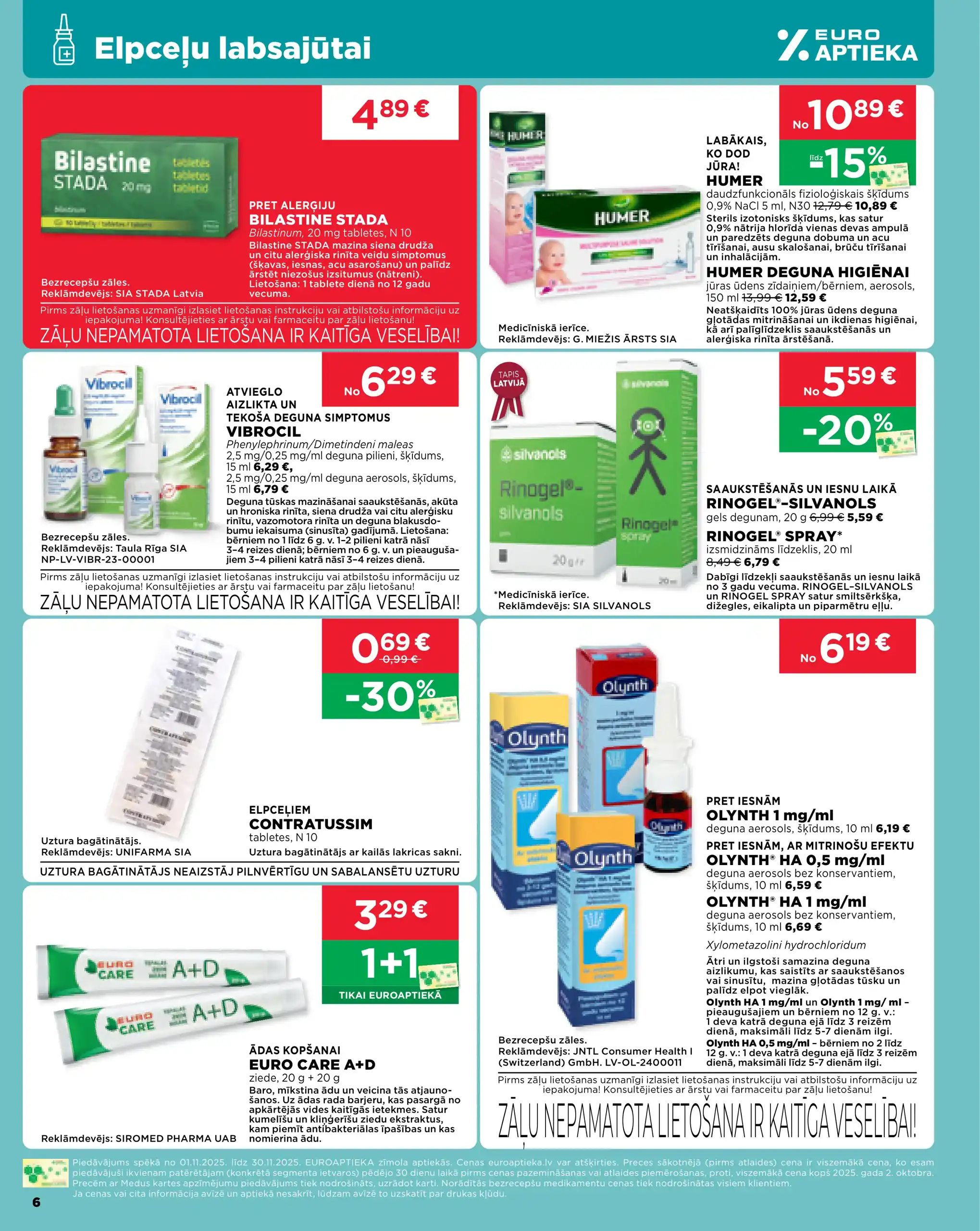 EUROAPTIEKA 01-11-2025-30-11-2025 Page 6