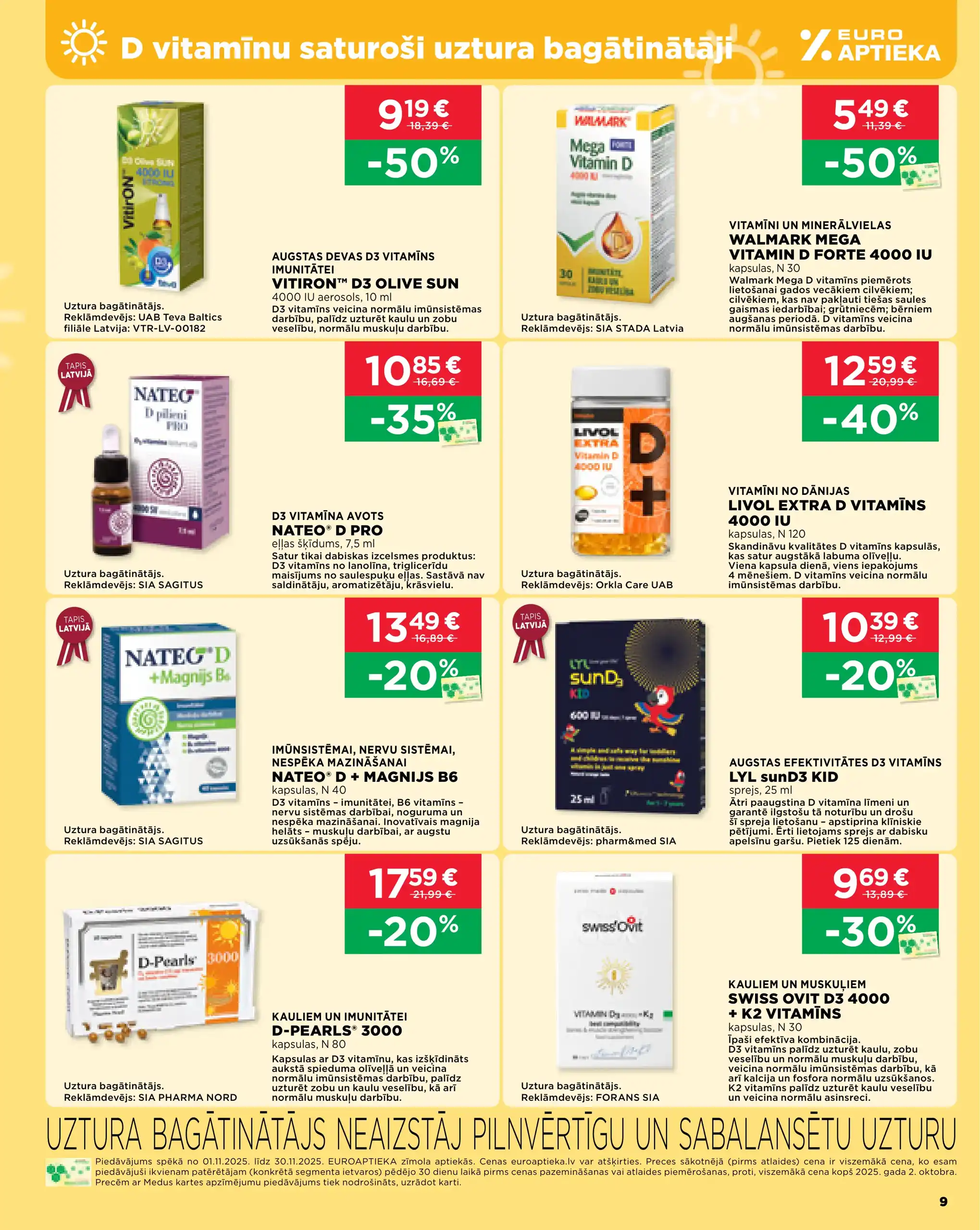 EUROAPTIEKA 01-11-2025-30-11-2025 Page 9