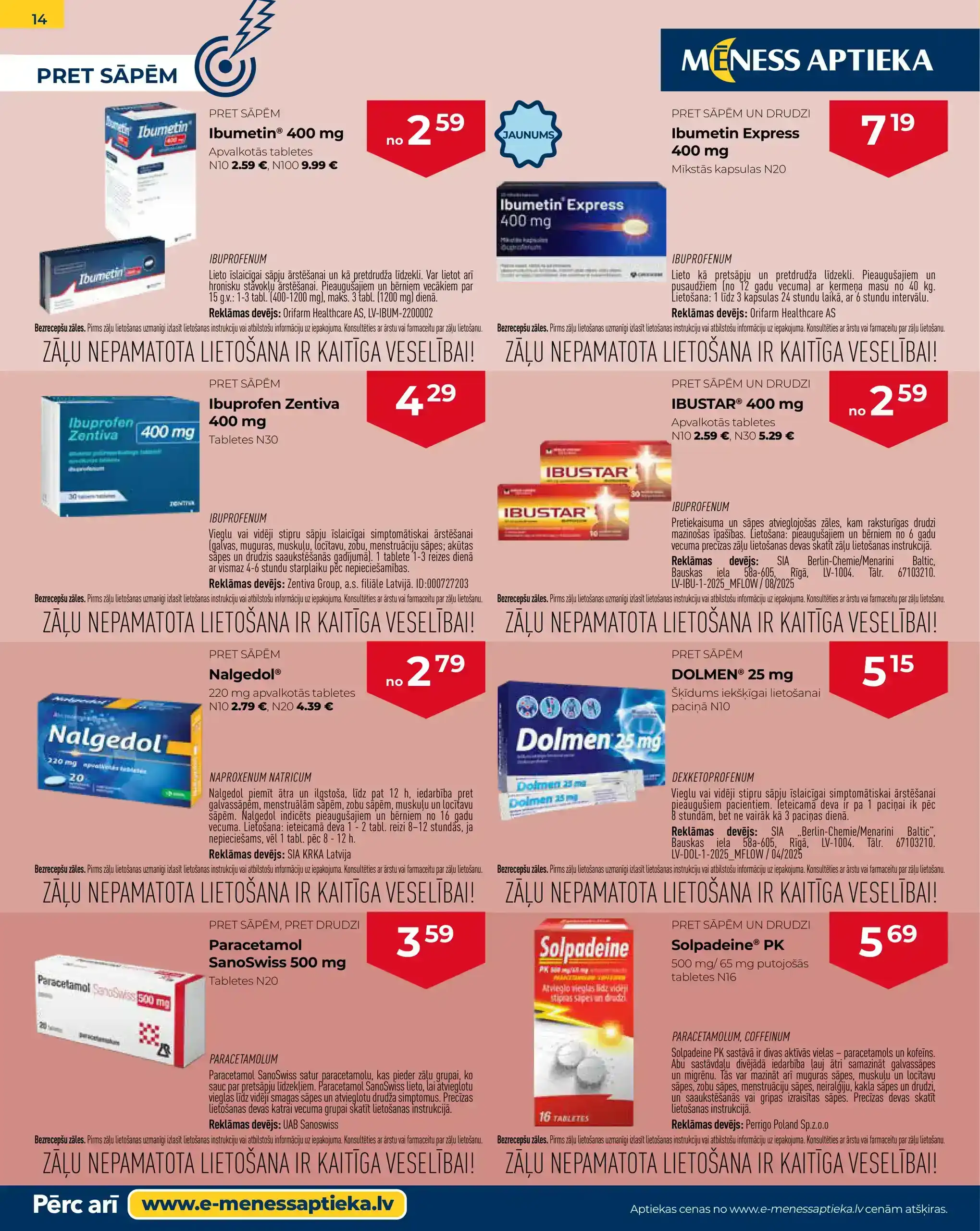 Mēness Aptieka 01-11-2025-30-11-2025 Page 14