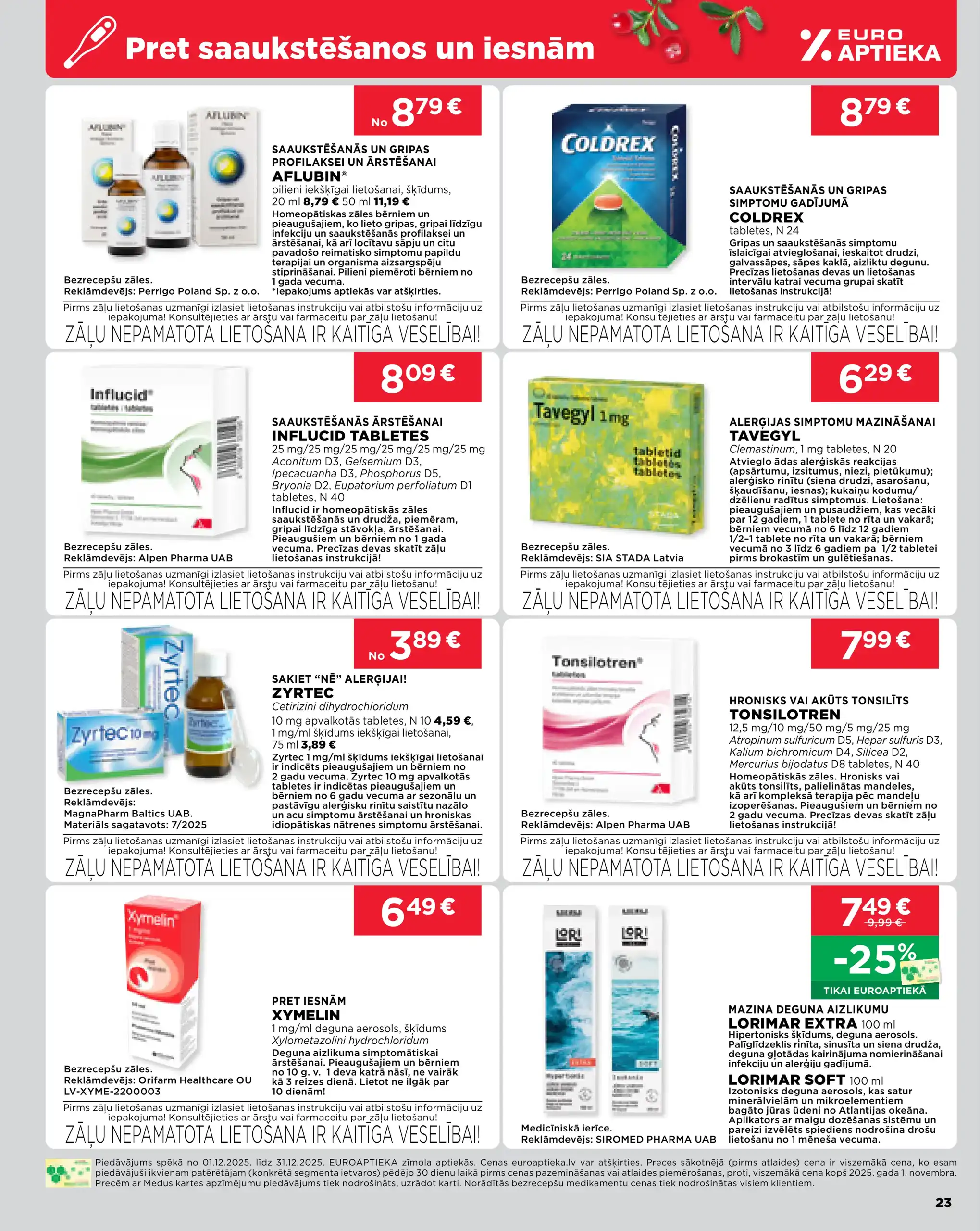 EUROAPTIEKA 01-12-2025-31-12-2025 Page 23