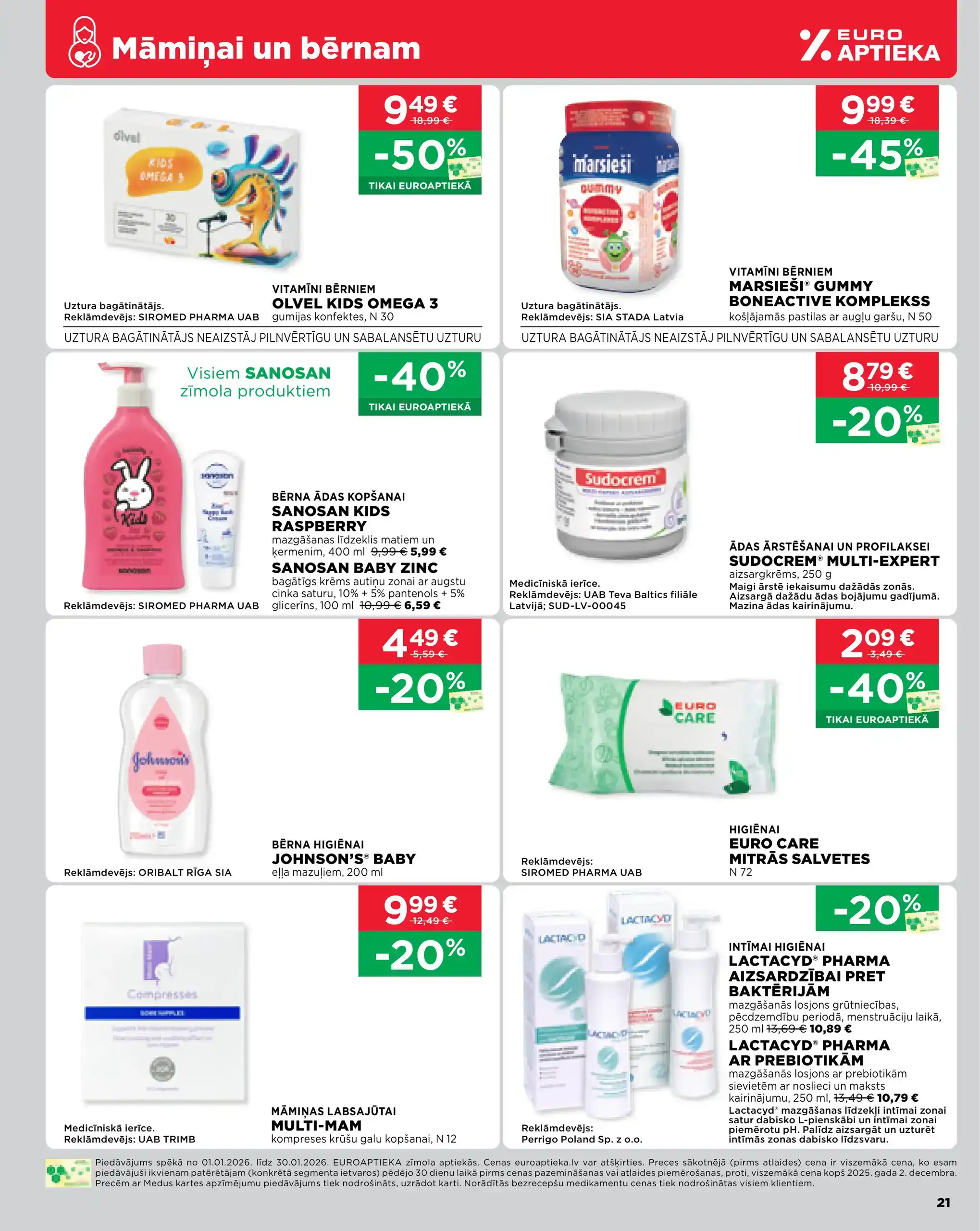 EUROAPTIEKA 01-01-2026-30-01-2026 Page 21