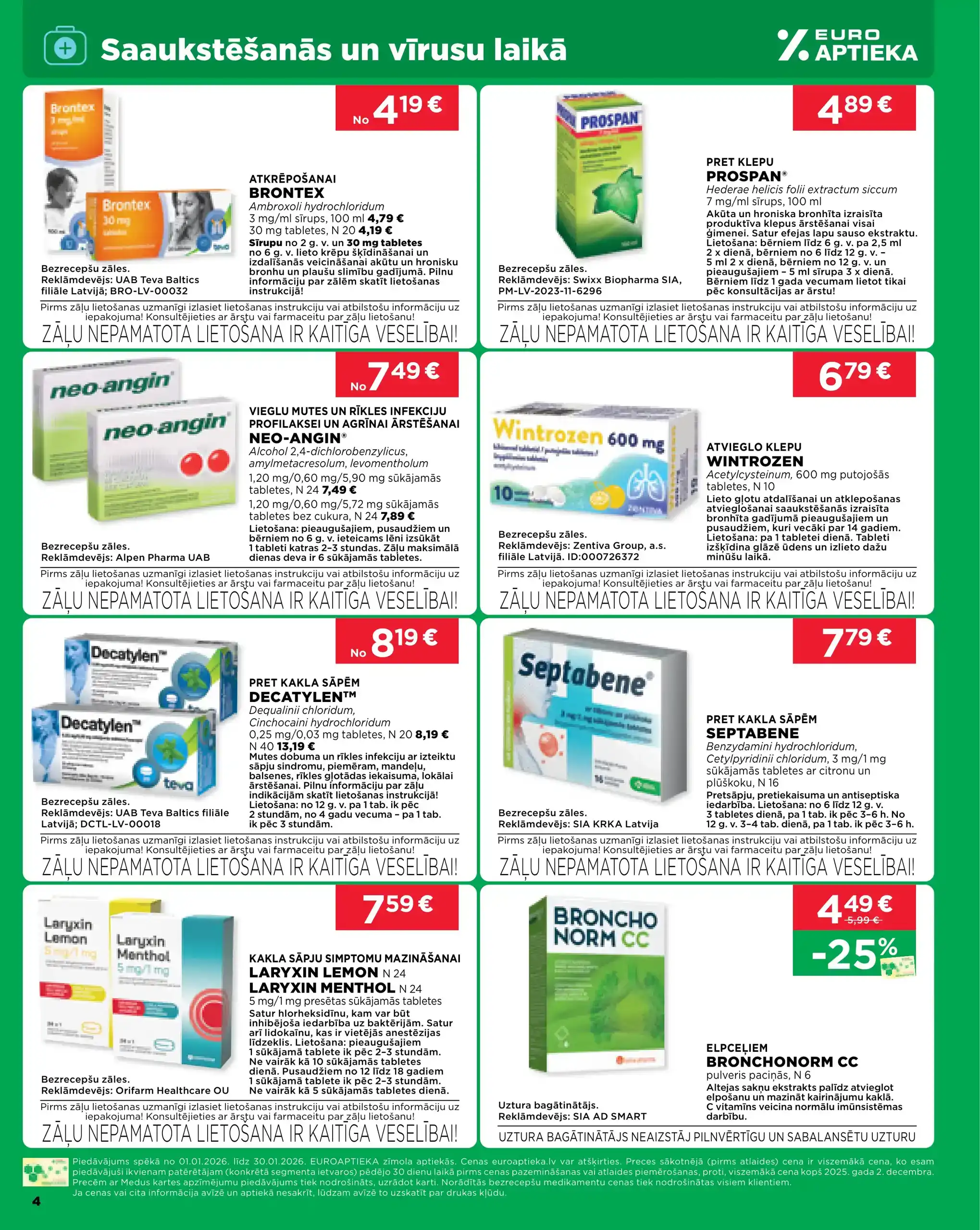 EUROAPTIEKA 01-01-2026-30-01-2026 Page 4