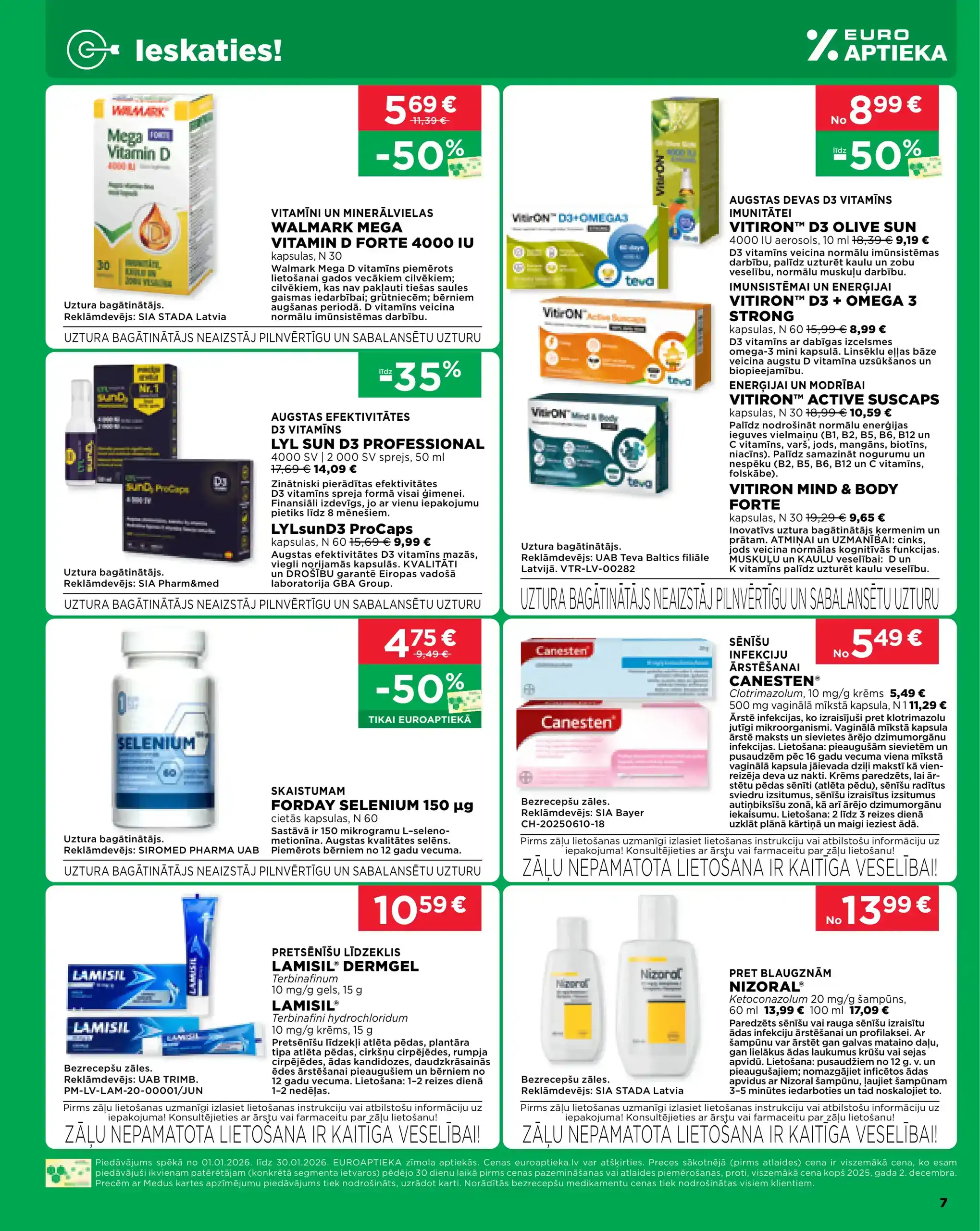 EUROAPTIEKA 01-01-2026-30-01-2026 Page 7