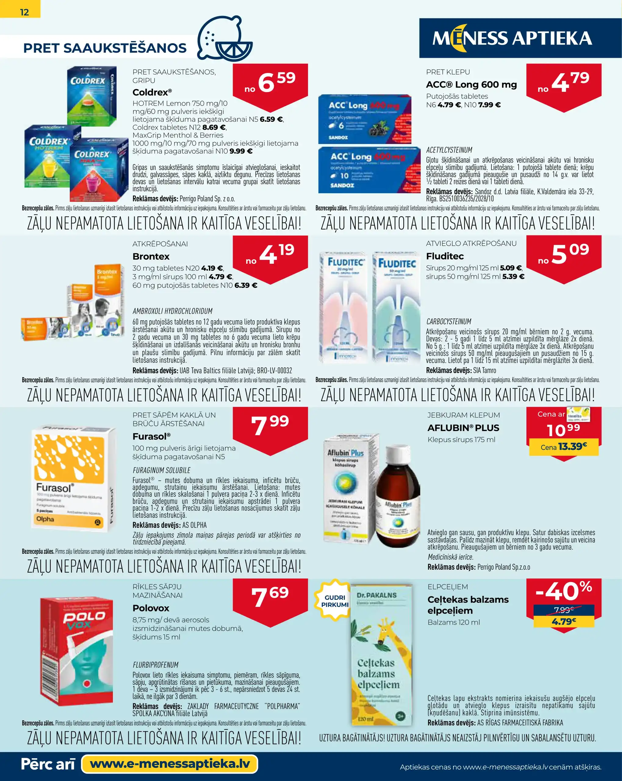 Mēness Aptieka 01-01-2026-31-01-2026 Page 12