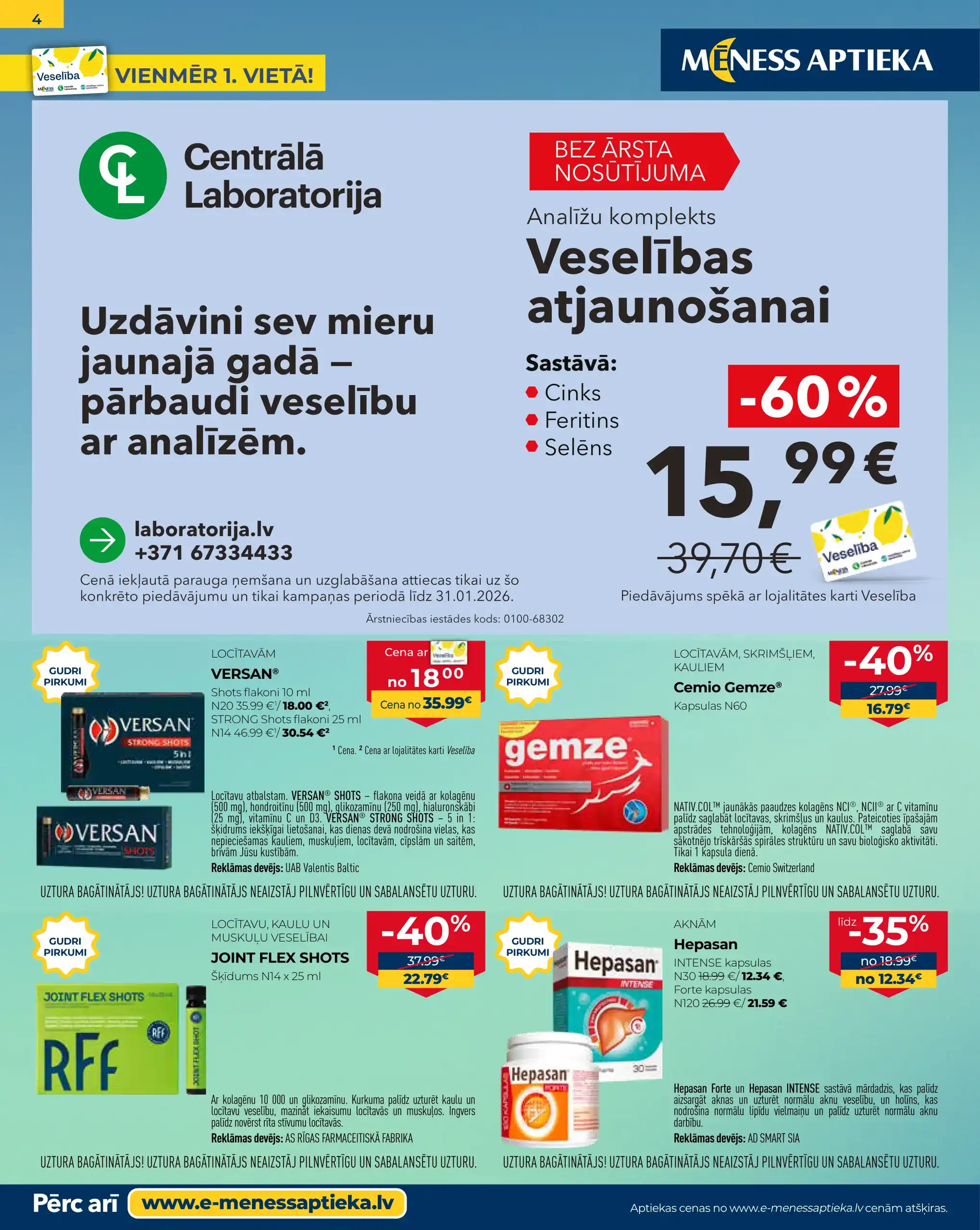 Mēness aptieka Akcijas Buklets un Īpašie Piedāvājumi - VisiBukleti.lv