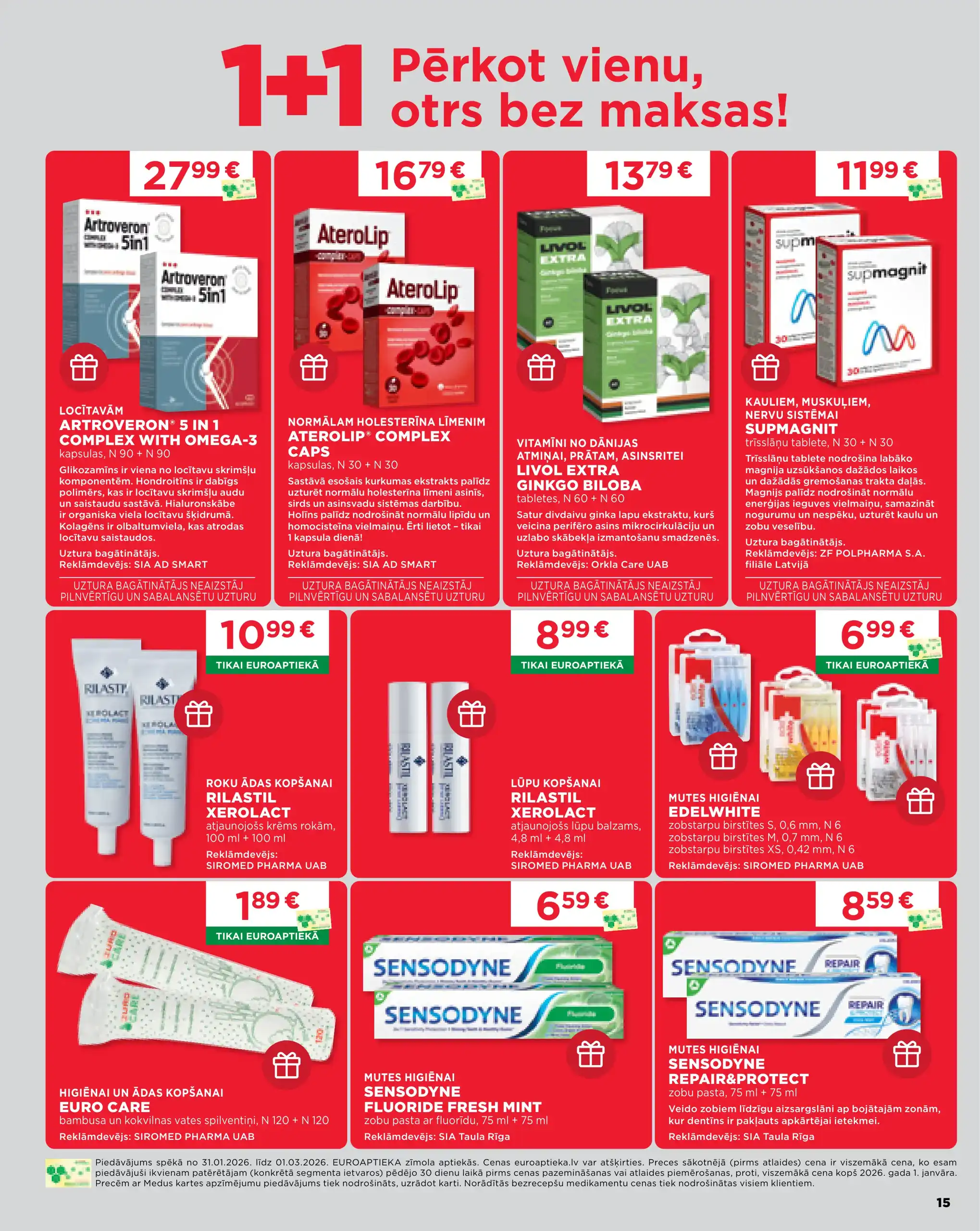 EUROAPTIEKA 31-01-2026-01-03-2026 Page 15