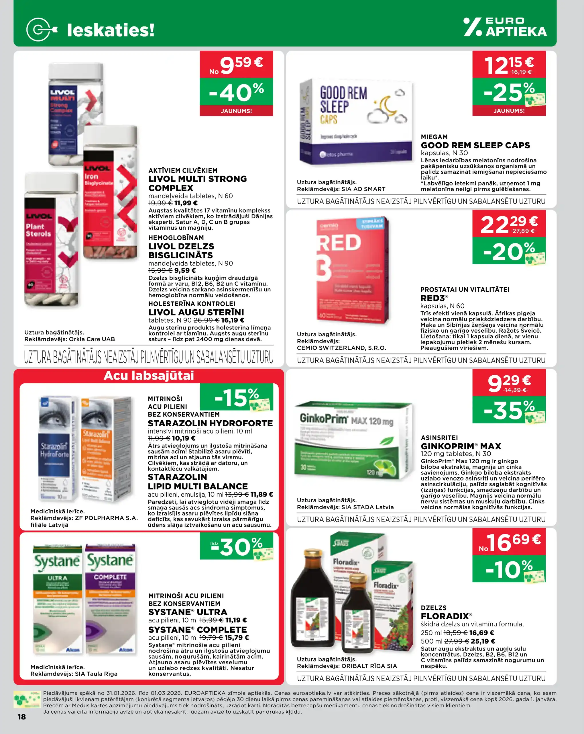 EUROAPTIEKA 31-01-2026-01-03-2026 Page 18
