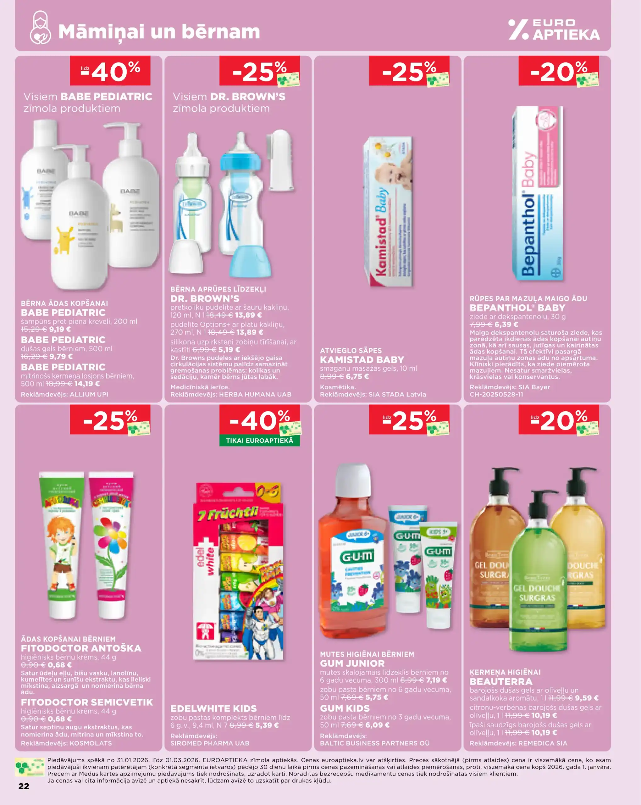 EUROAPTIEKA 31-01-2026-01-03-2026 Page 22