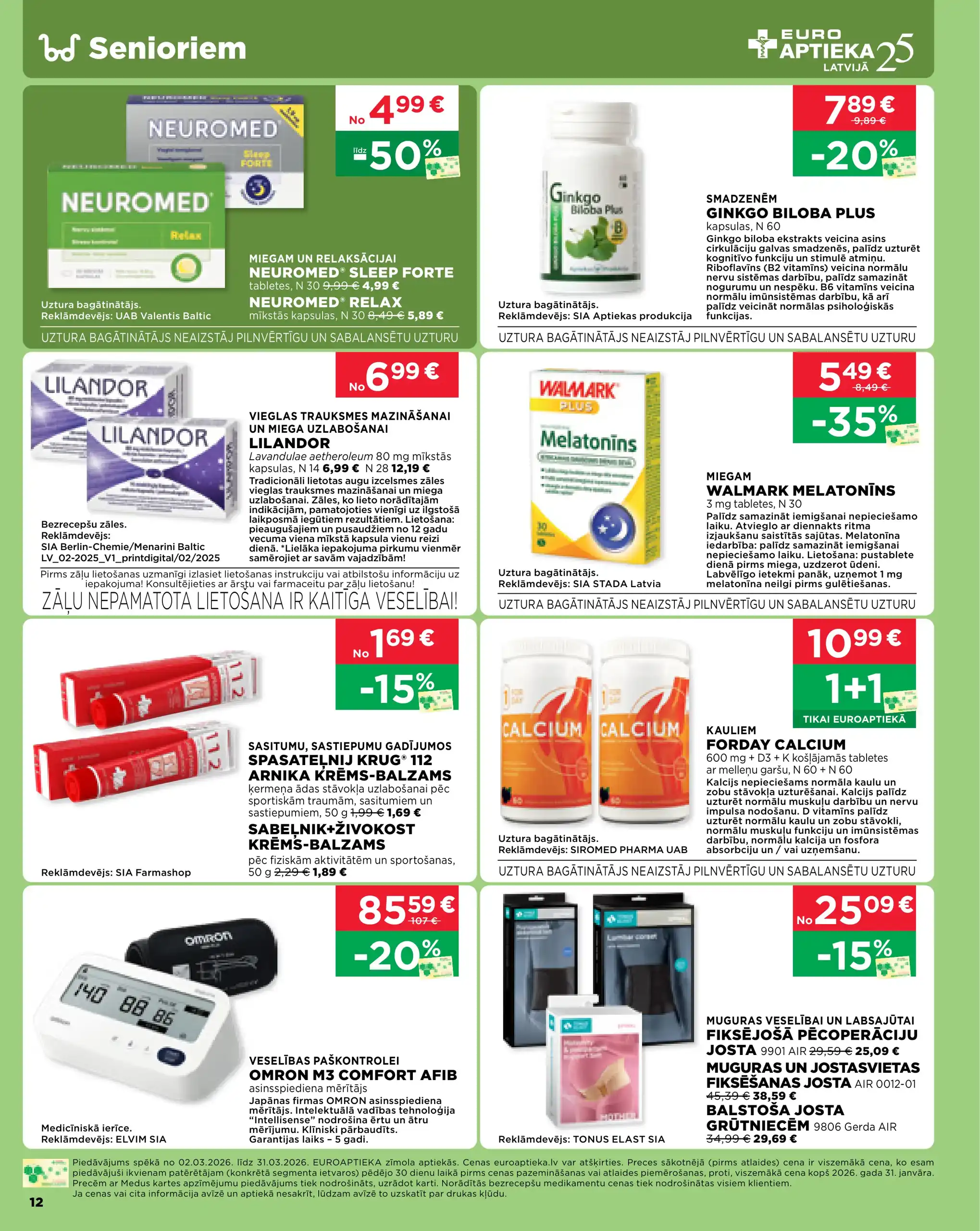 EUROAPTIEKA 02-03-2026-31-03-2026 Page 12