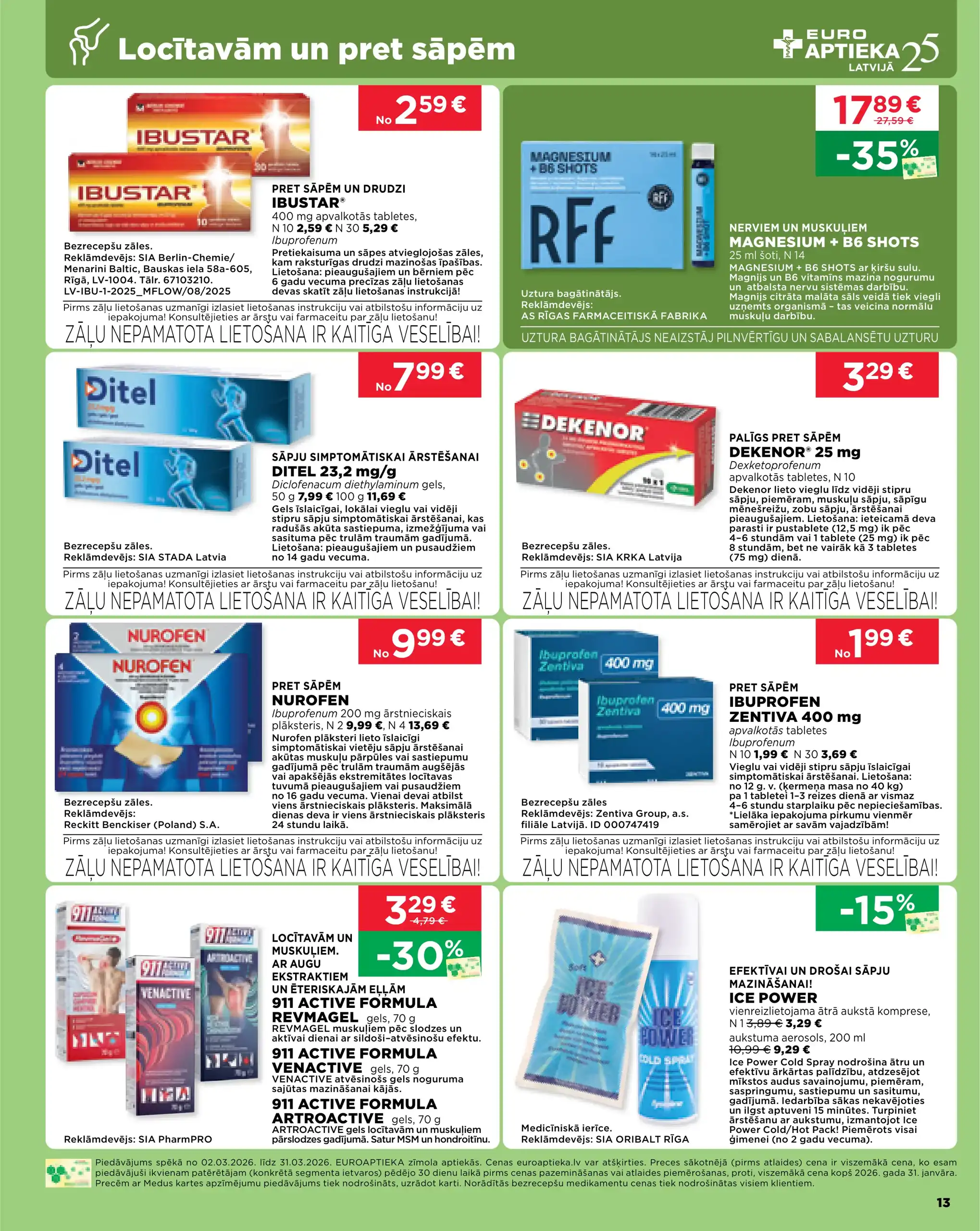 EUROAPTIEKA 02-03-2026-31-03-2026 Page 13