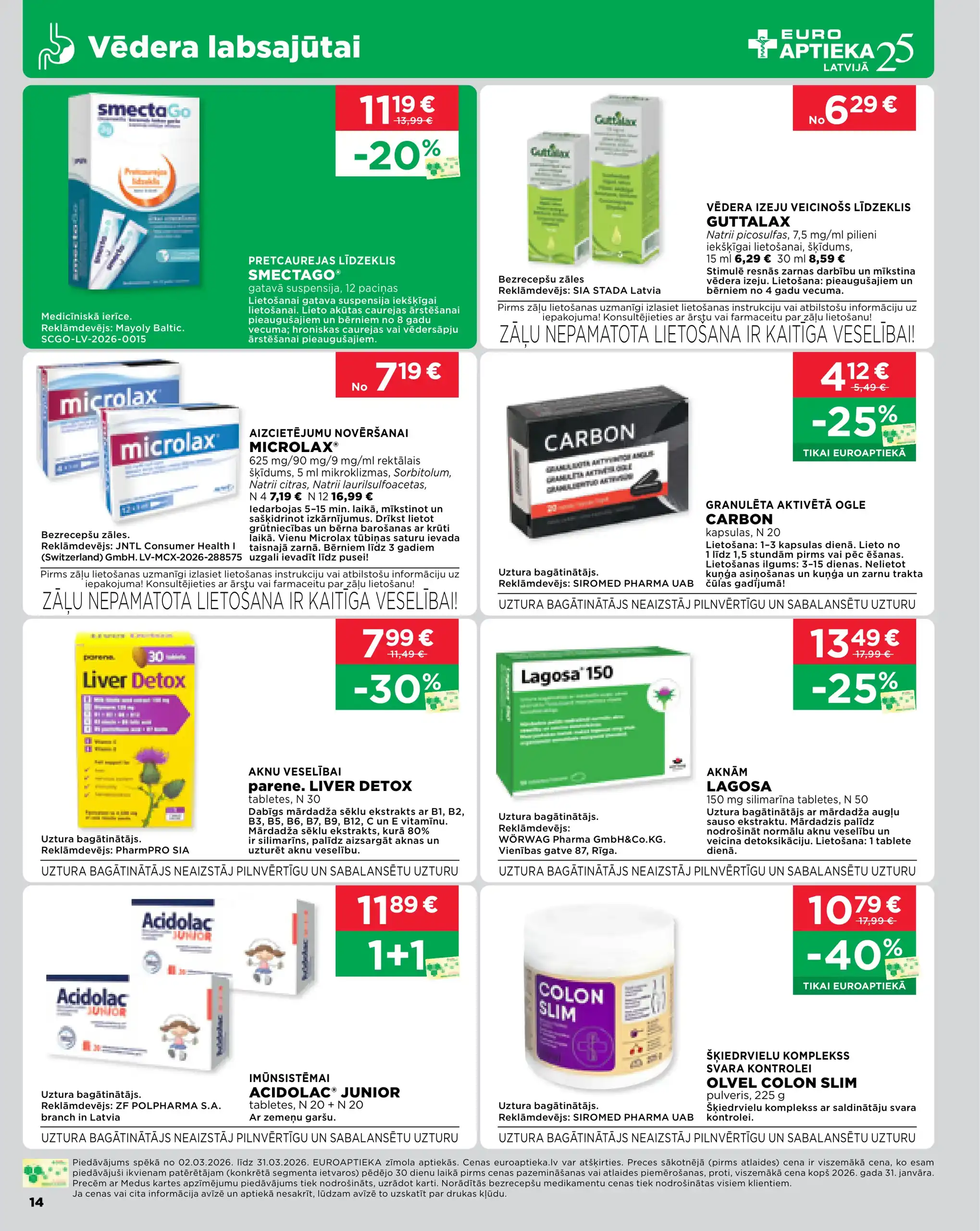 EUROAPTIEKA 02-03-2026-31-03-2026 Page 14