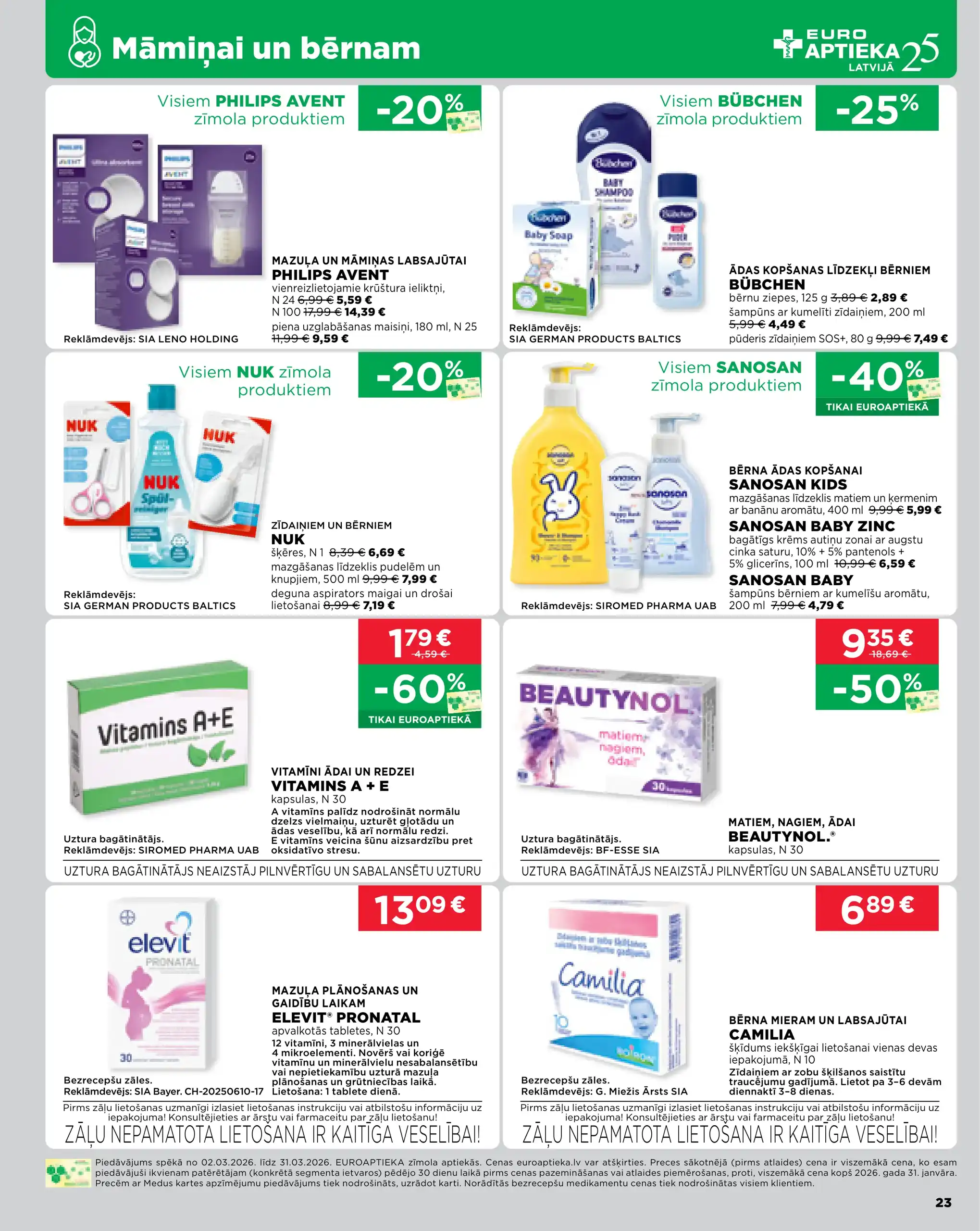 EUROAPTIEKA 02-03-2026-31-03-2026 Page 23