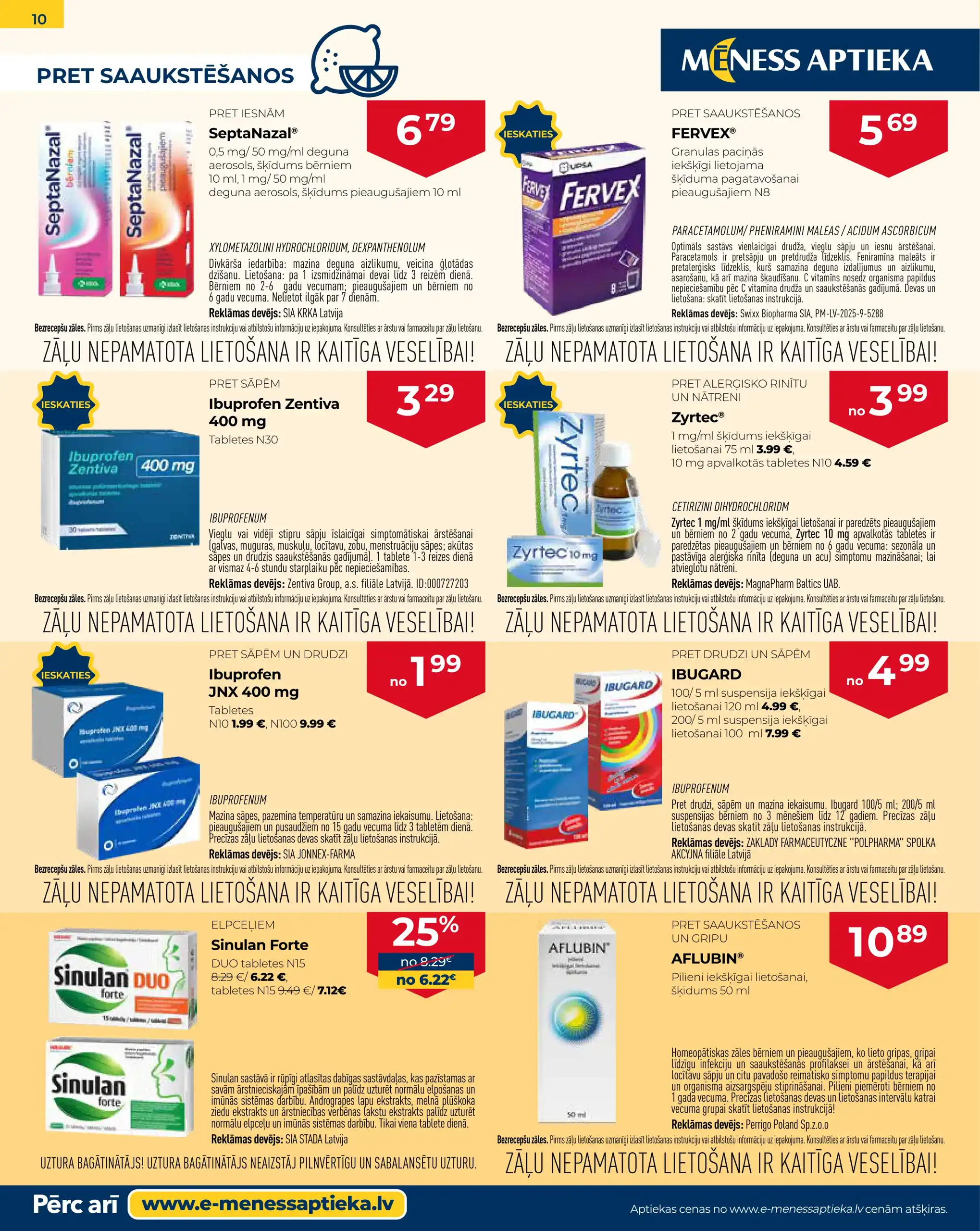 Mēness Aptieka 01-03-2026-31-03-2026 Page 10