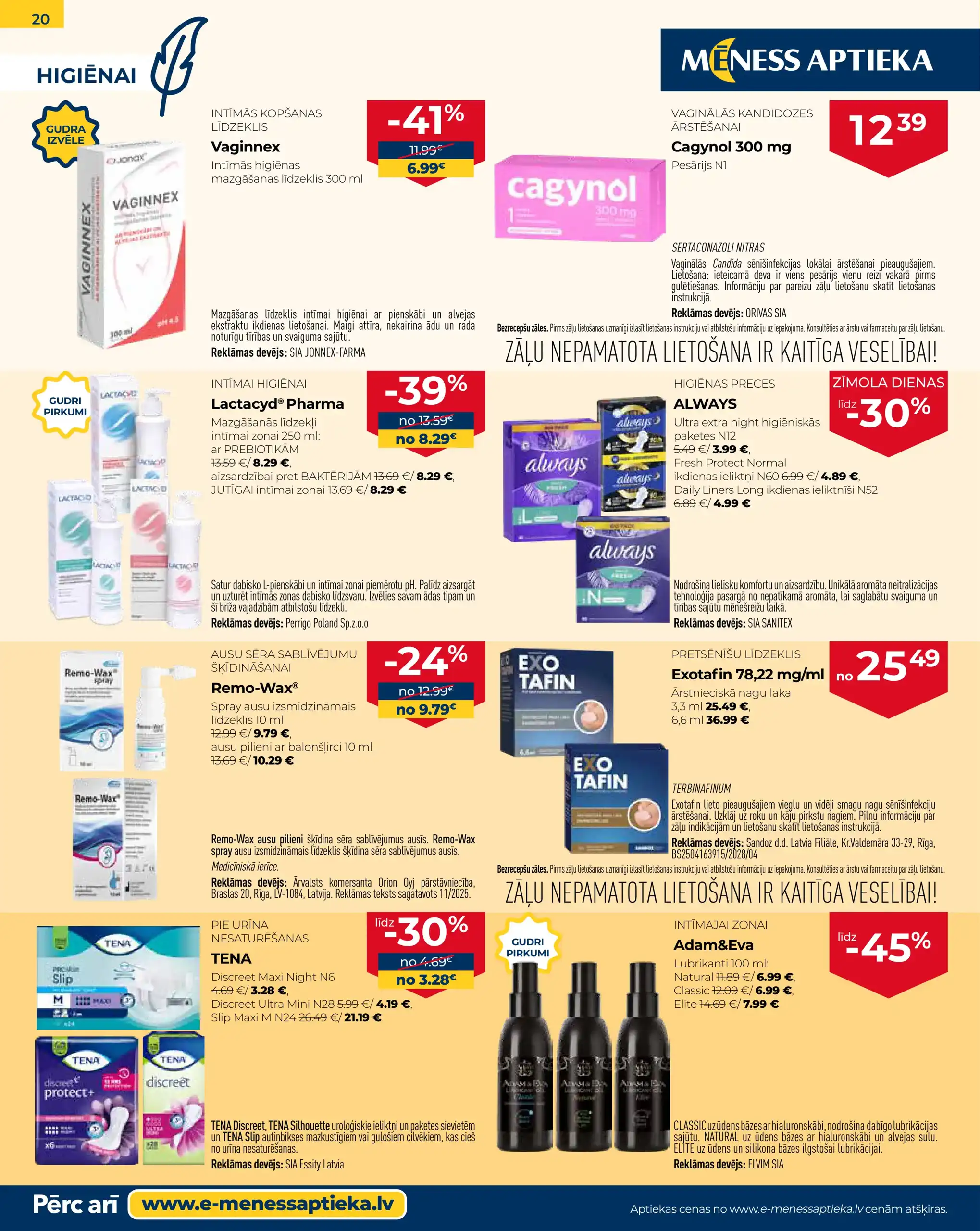 Mēness Aptieka 01-03-2026-31-03-2026 Page 20