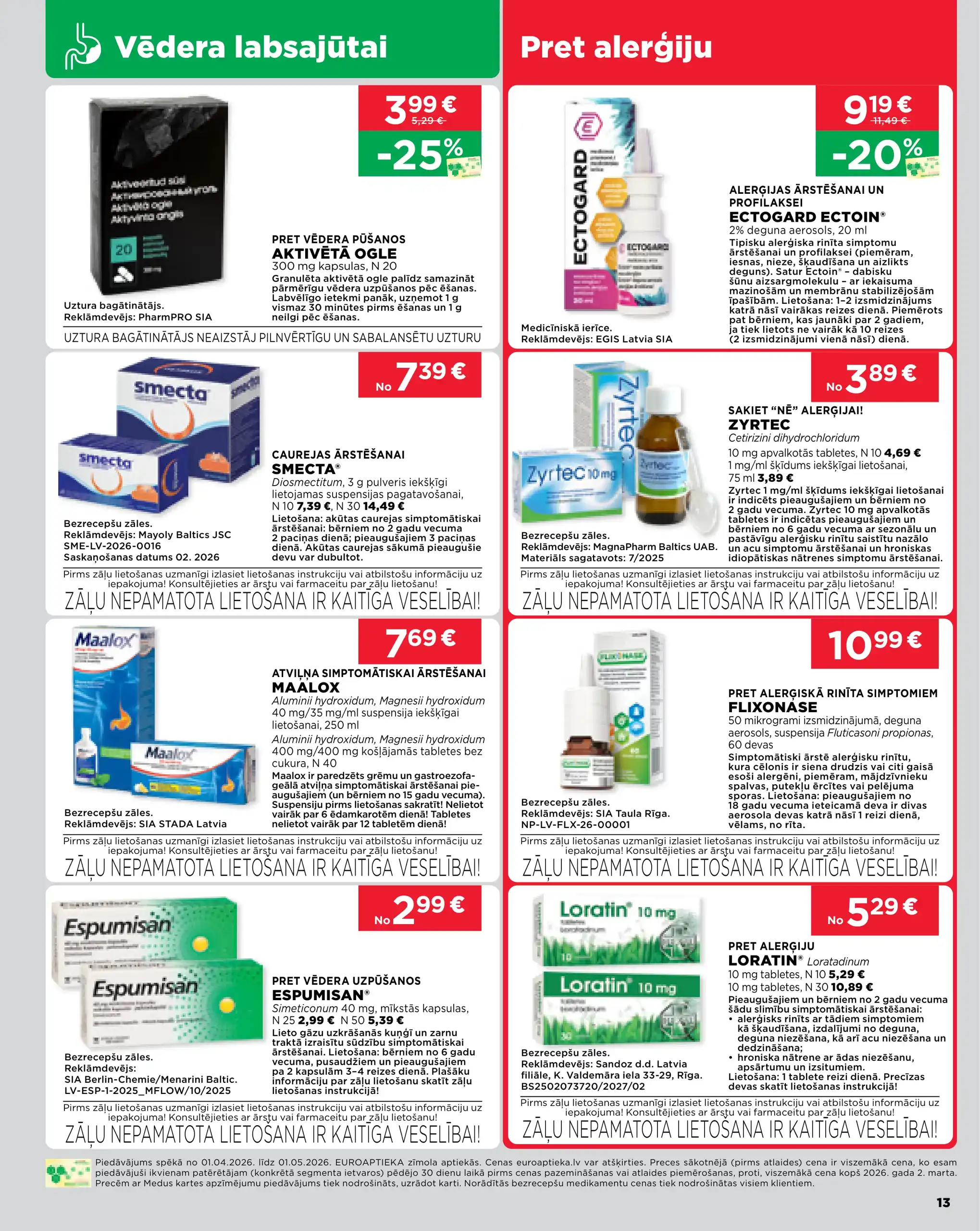 EUROAPTIEKA 01-04-2026-01-05-2026 Page 13