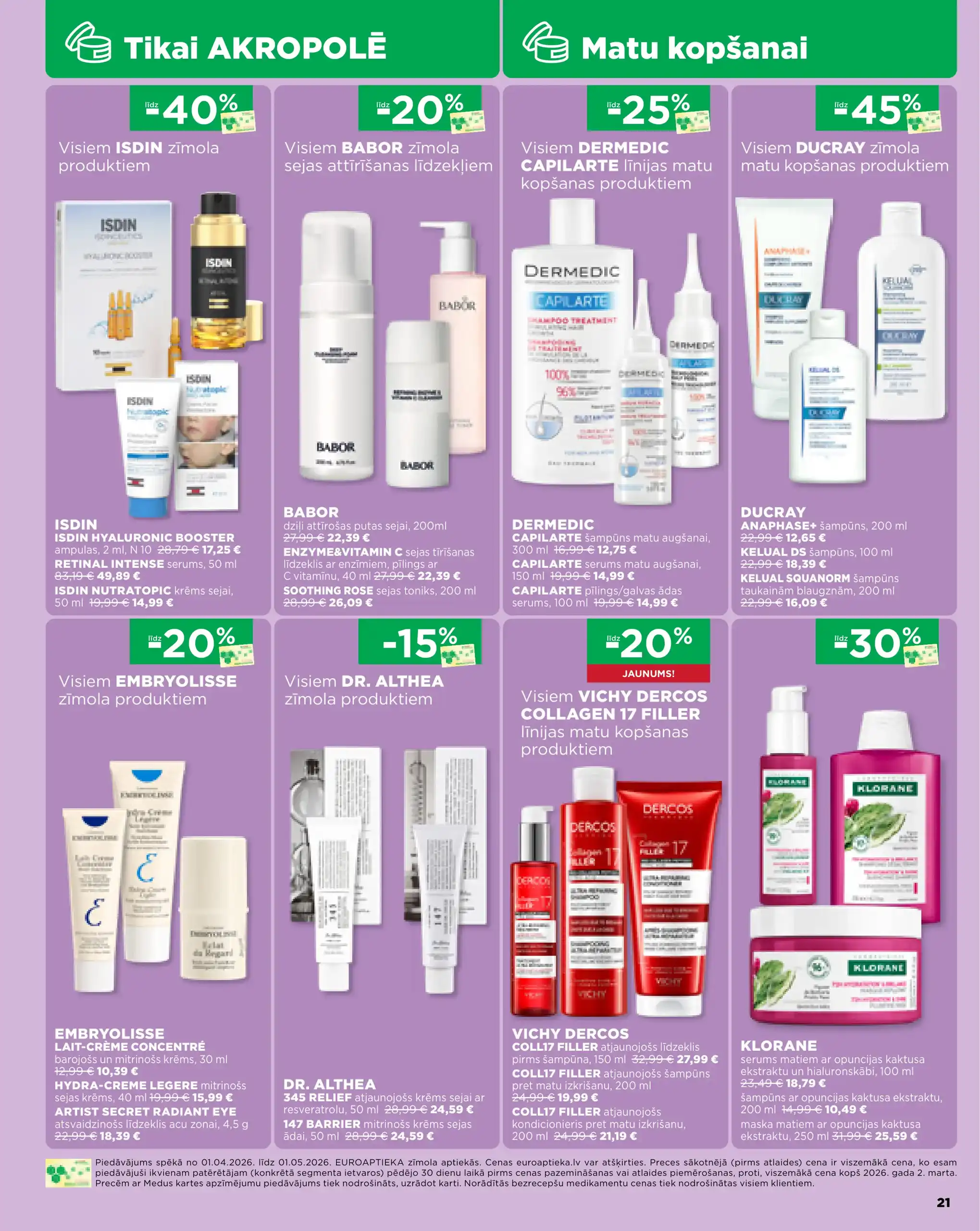 EUROAPTIEKA 01-04-2026-01-05-2026 Page 21
